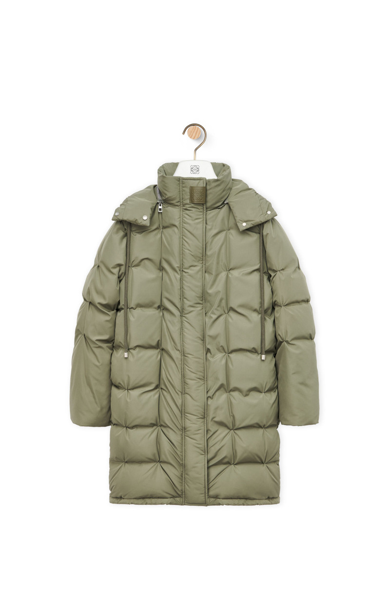Puffer coat in nylon 1