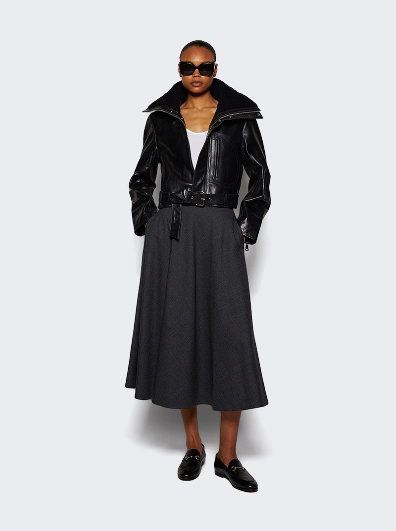 GUCCI English Grisaille Skirt Medium Grey outlook