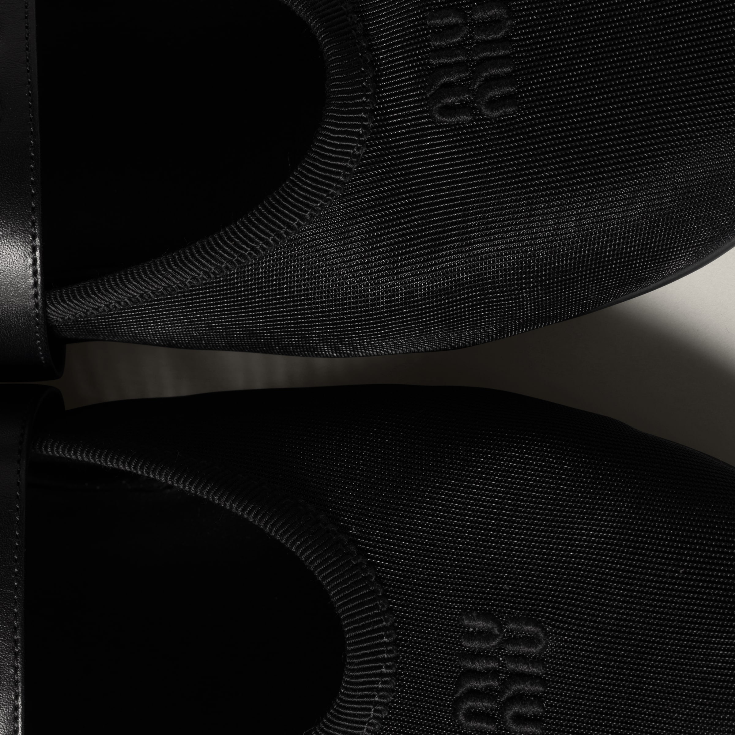 Mesh fabric ballerinas - 4