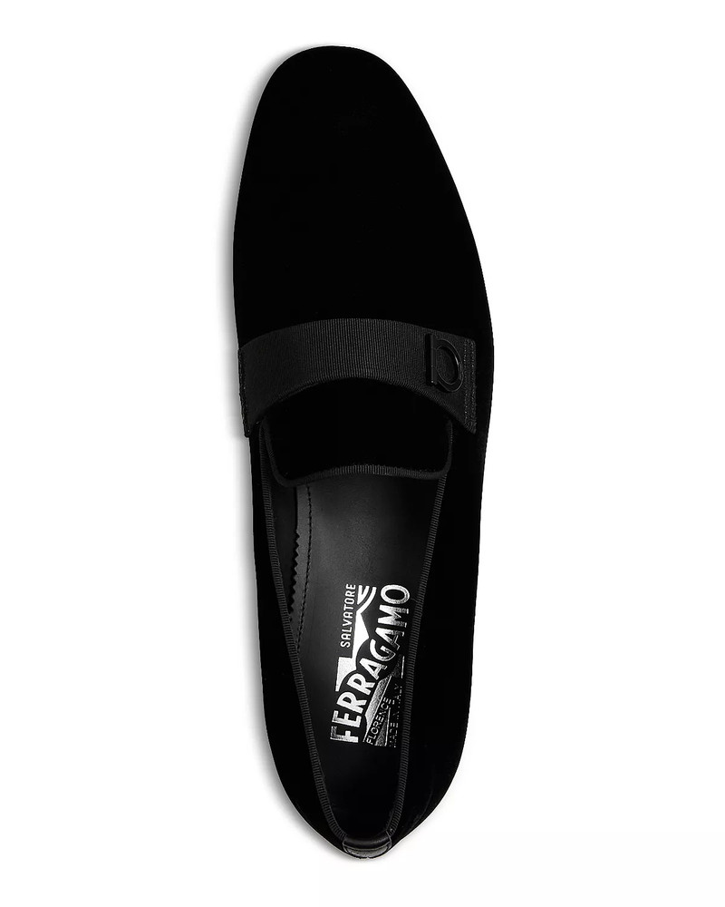 FERRAGAMO Men's Smoking Slipper Loafers outlook