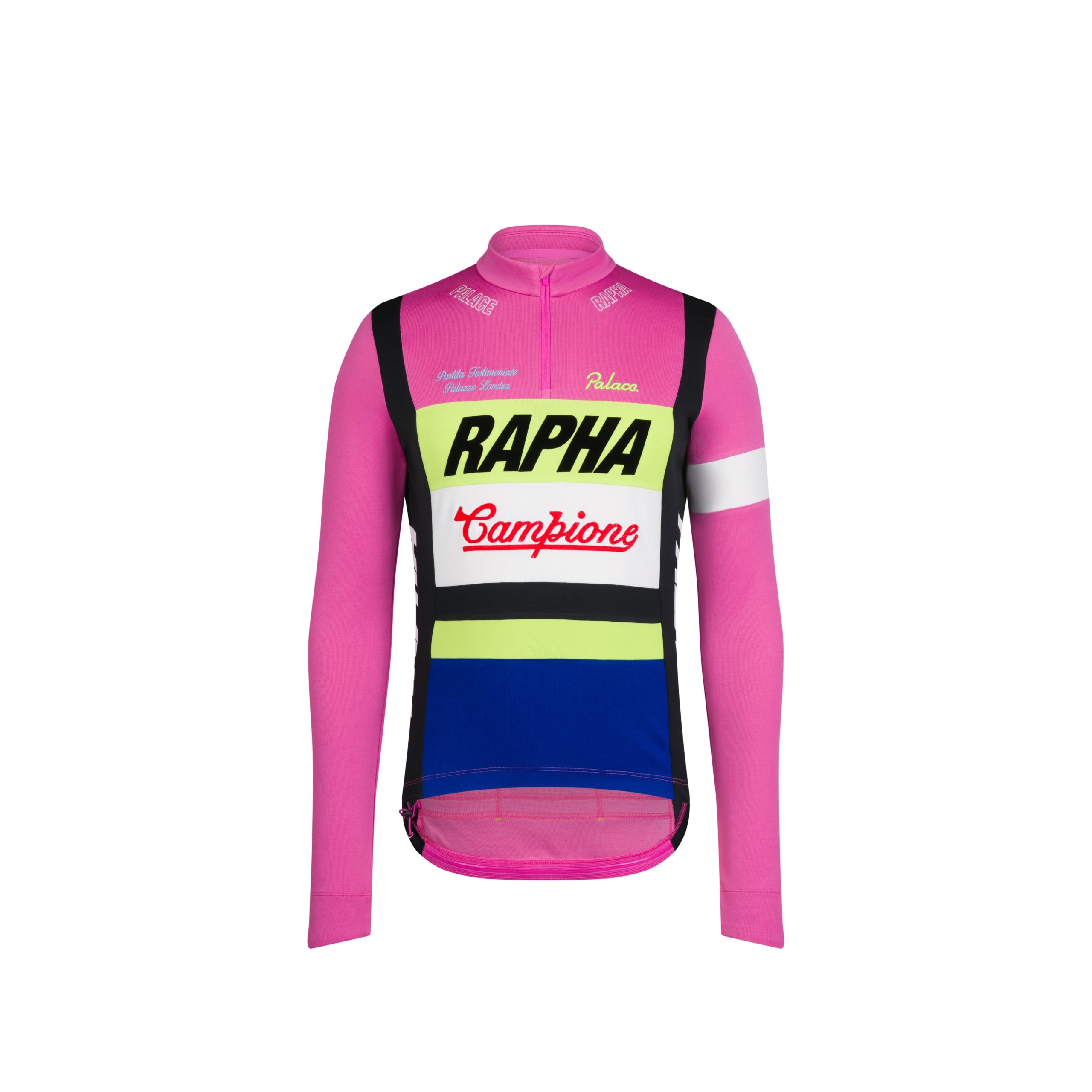 PALACE RAPHA CLASSICO LONGSLEEVE JERSEY PINK - 1