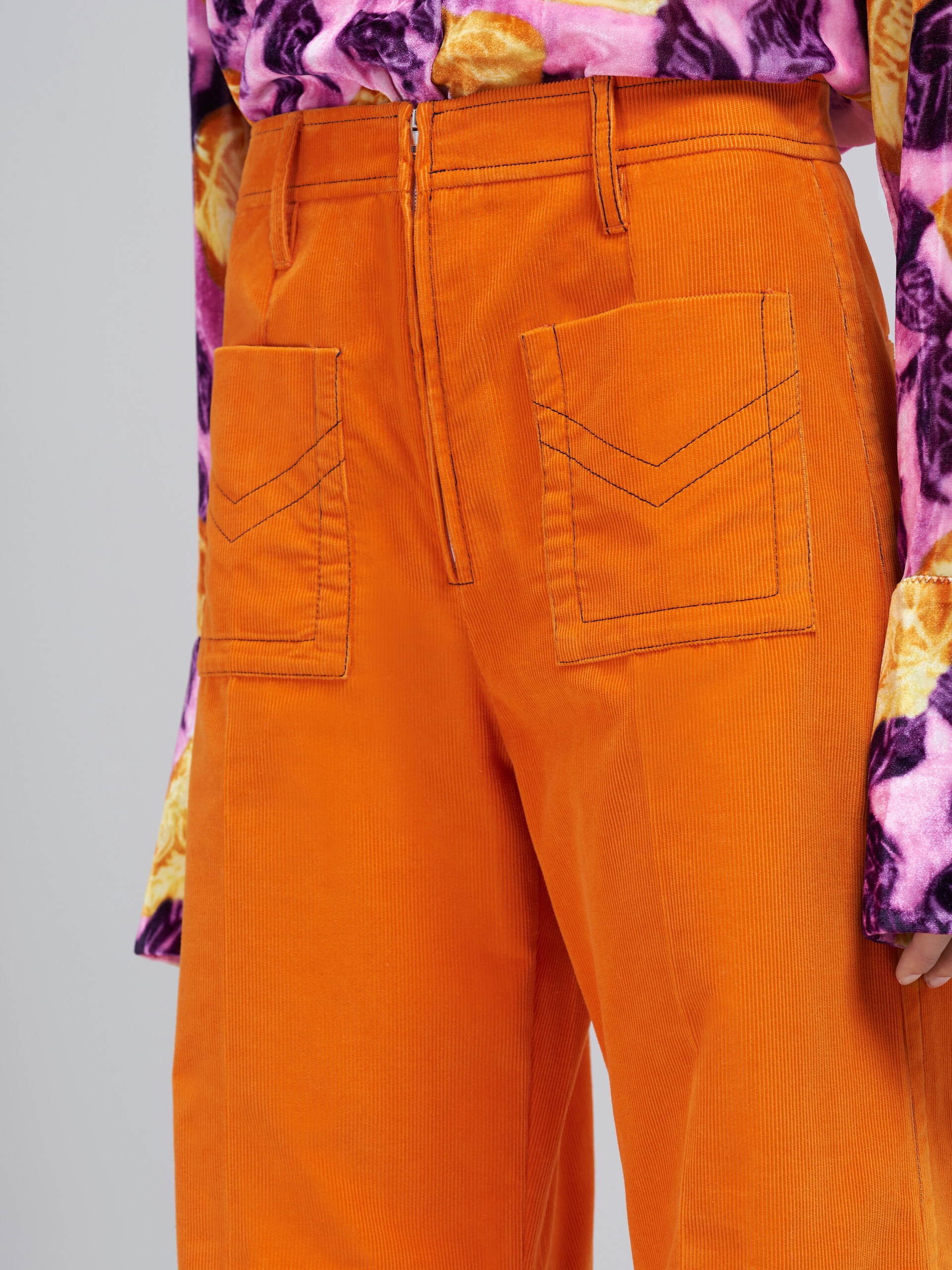 FINE WALE CORDUROY TROUSERS - 4