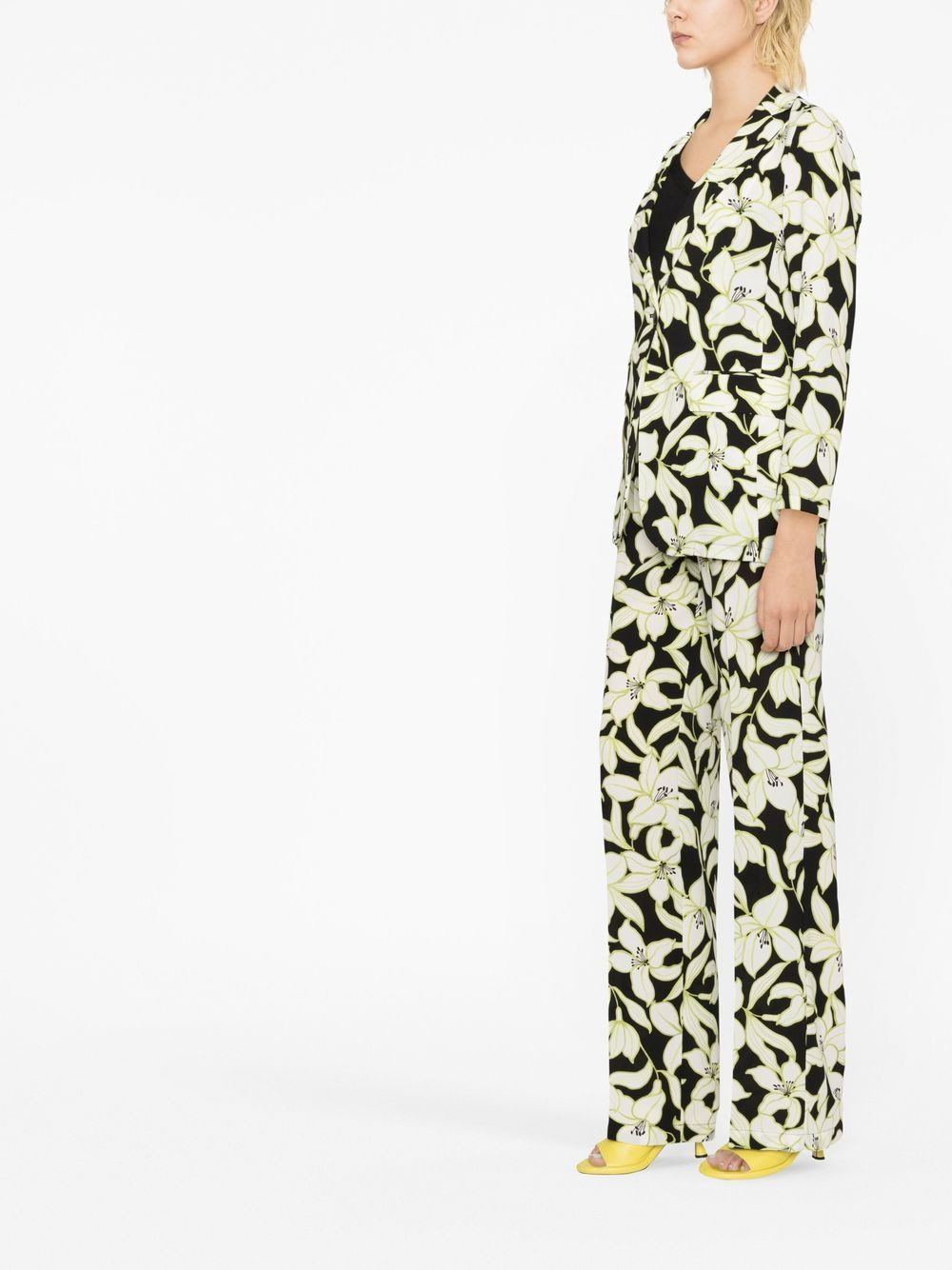Studio floral-print blazer - 4