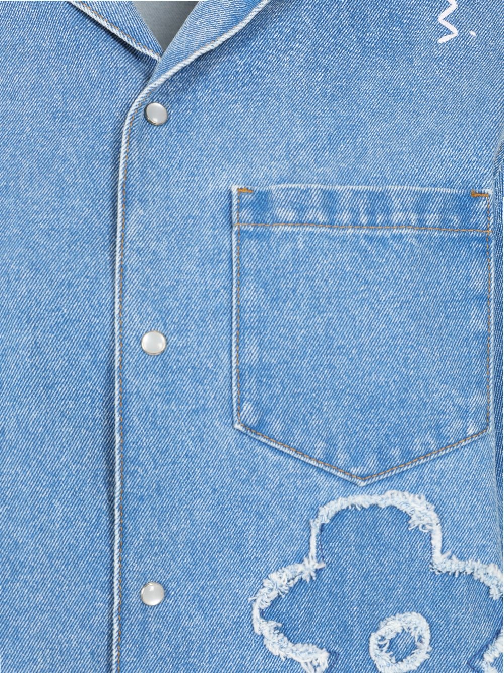 Denim Shirt Shirts Light Blue - 4