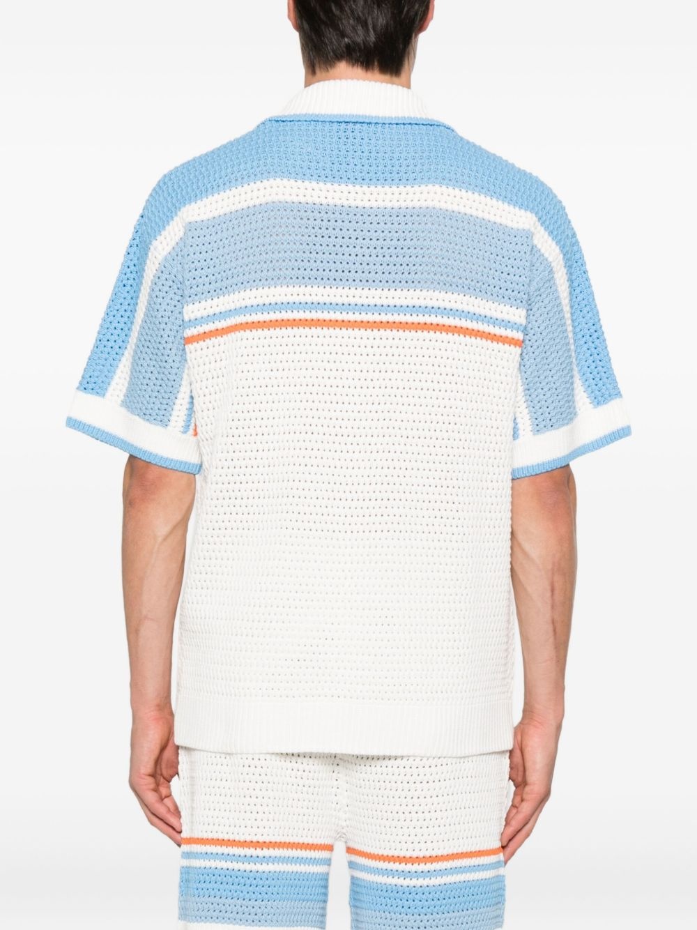 stripe-detail shirt - 4