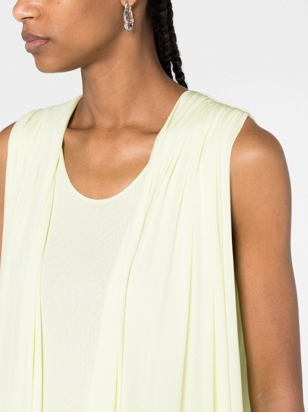 draped maxi dress - 5