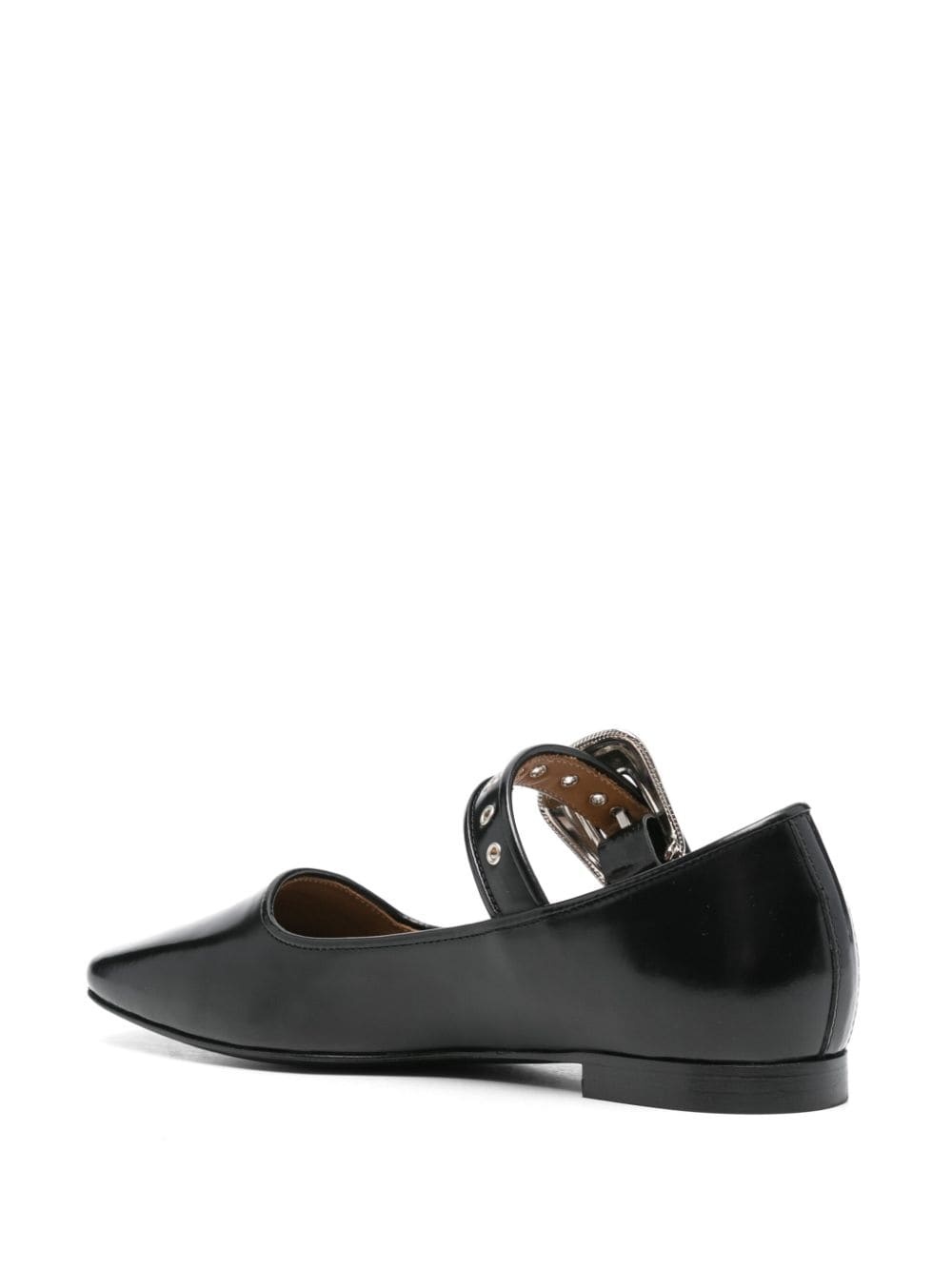 leather ballet flats - 3