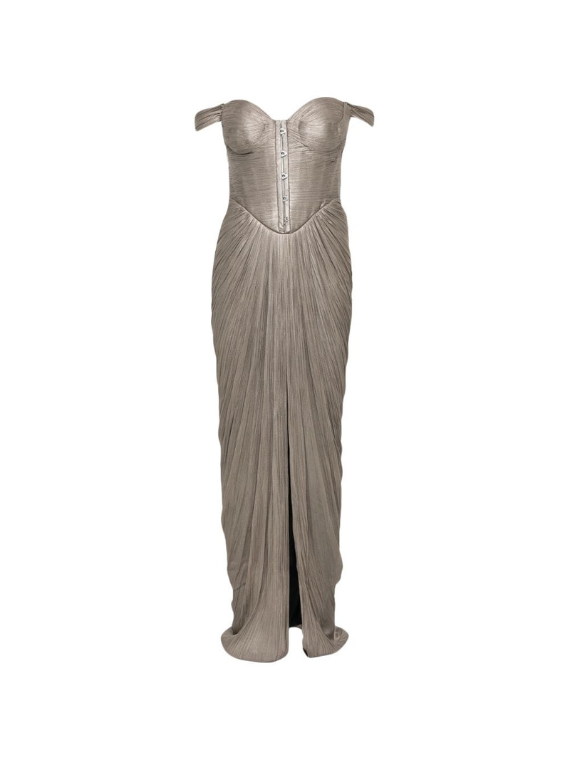 Susie off-shoulder corset maxi dress 1