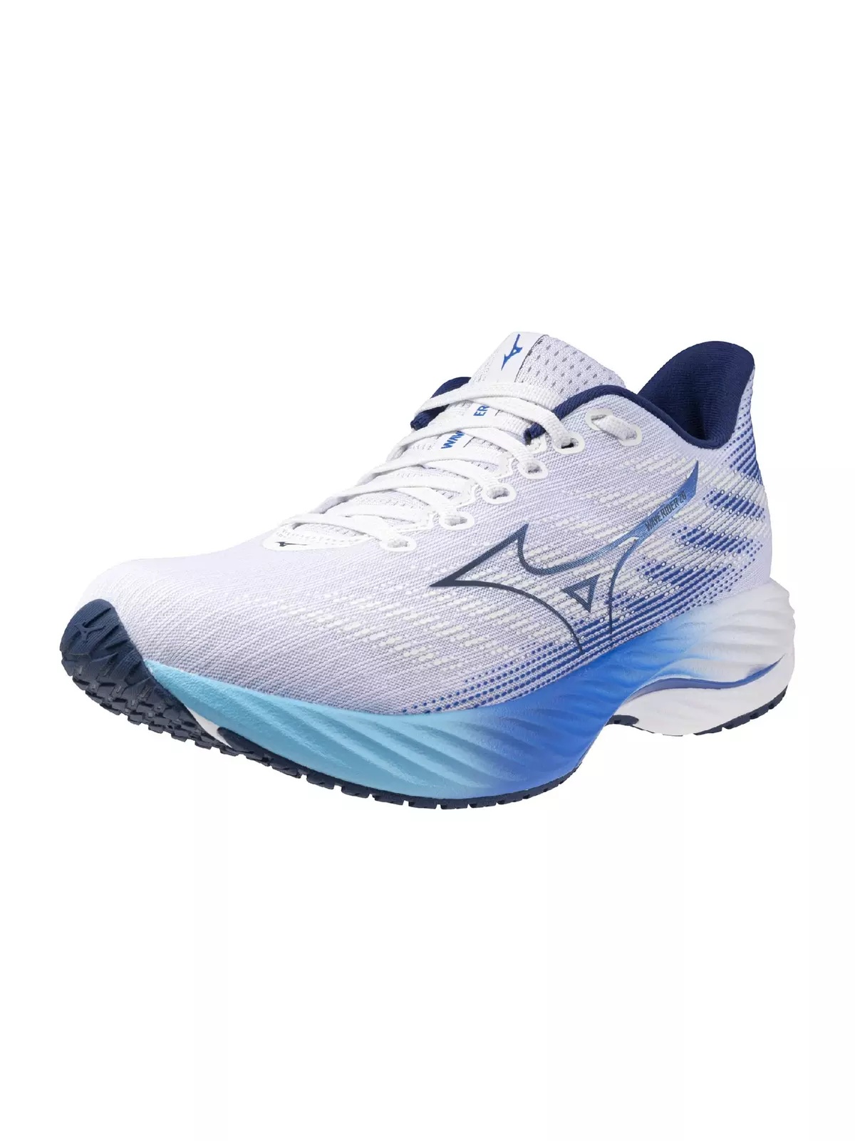 Wave Rider 28 "White/Estate Blue" Men's Running Shoe - 3