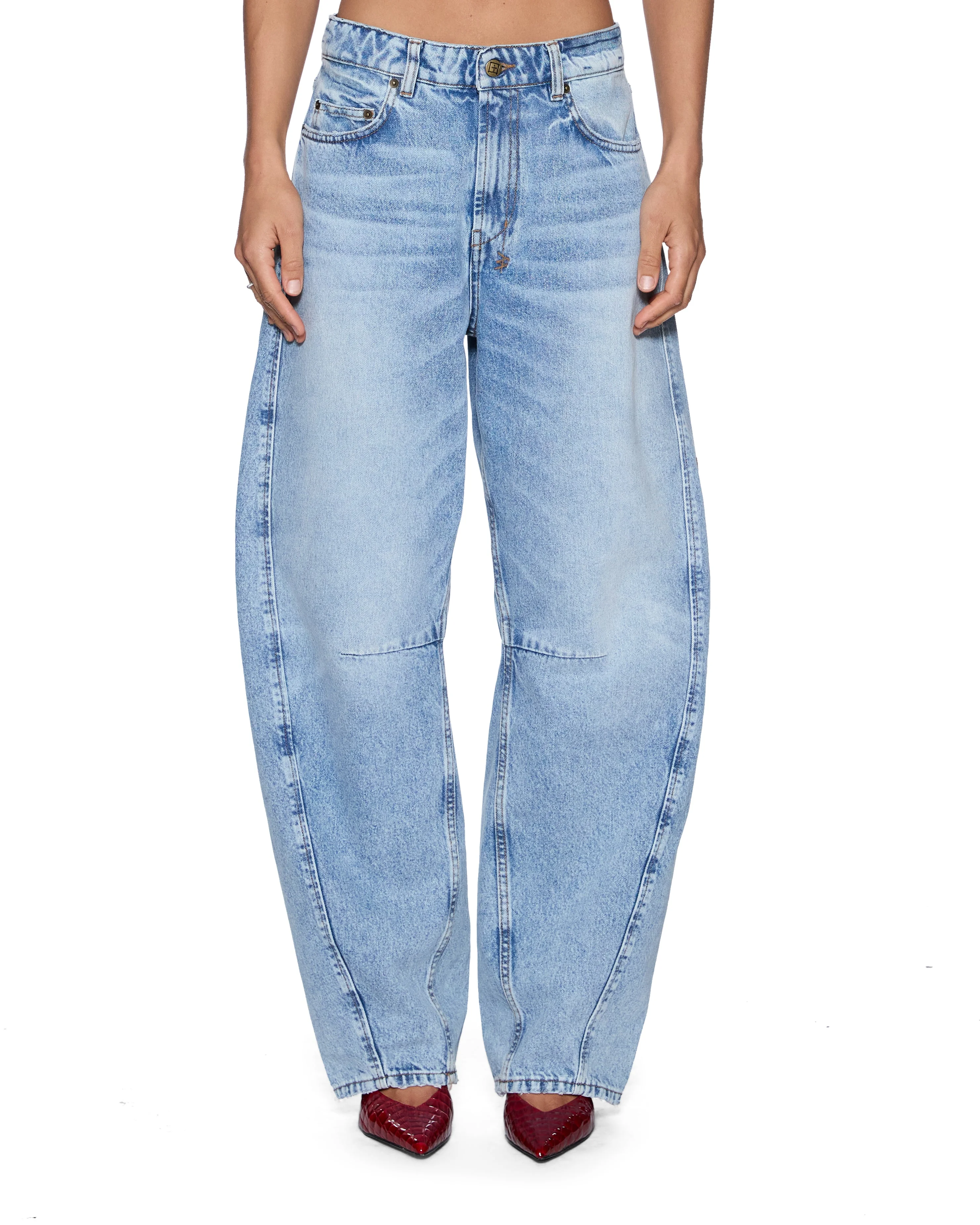 BARREL JEAN FLIGHT BLUE - 1