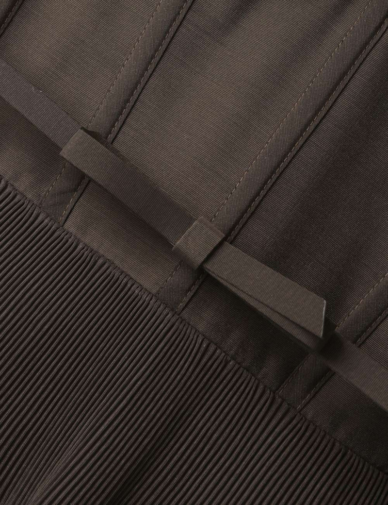 PLEATED DRAPED MIDI DRESS 6