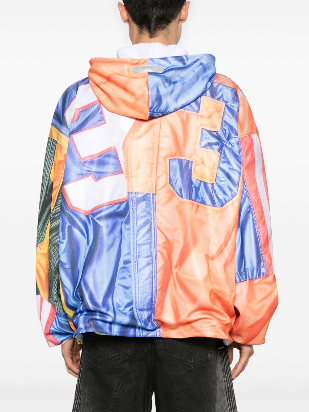 patchwork jacket - 4