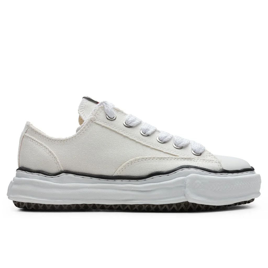MAISON MIHARA YASUHIRO PETERSON LOW OG SOLE CANVAS SNEAKER - WHITE - 1