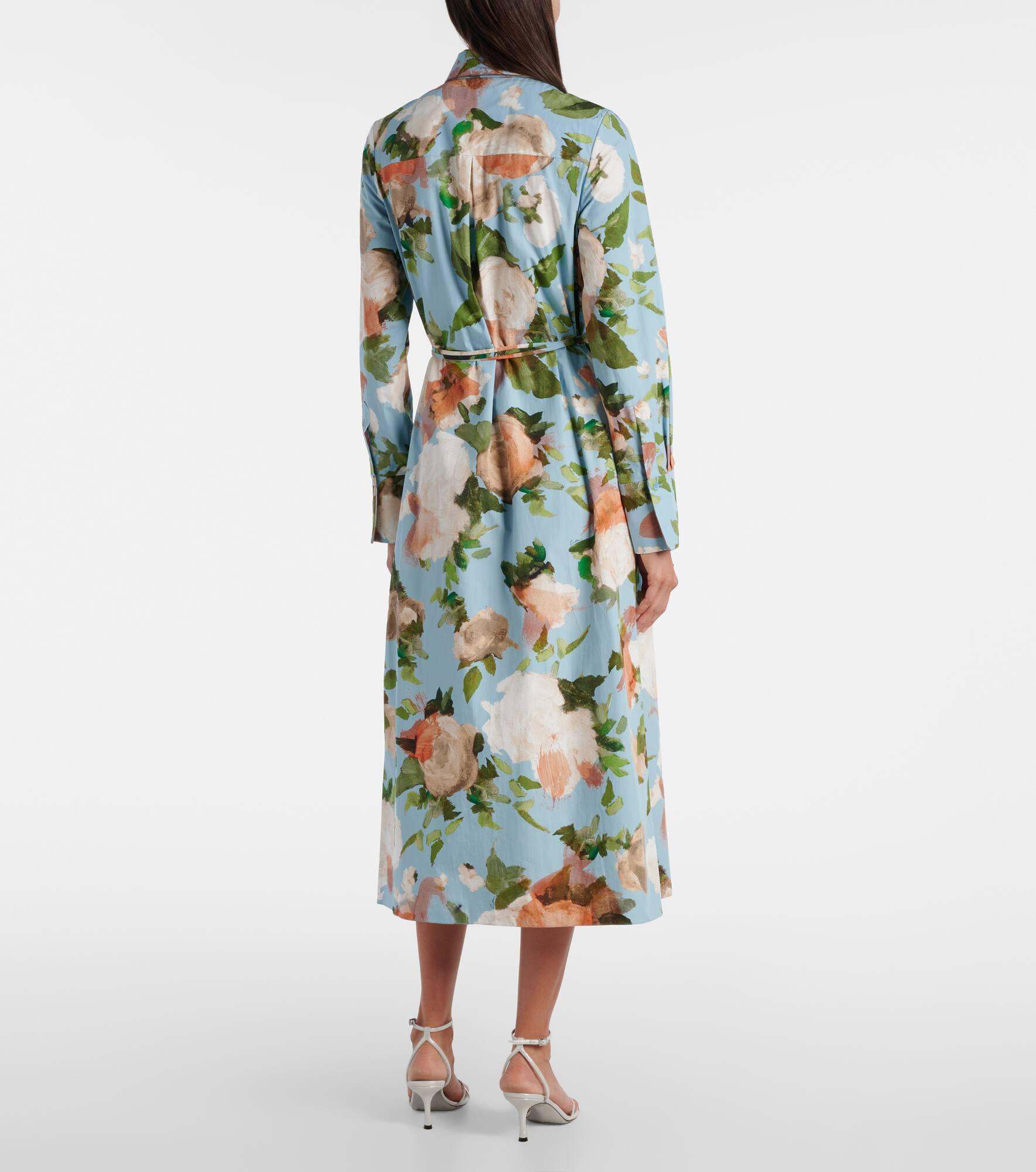 Floral shirt dress - 3