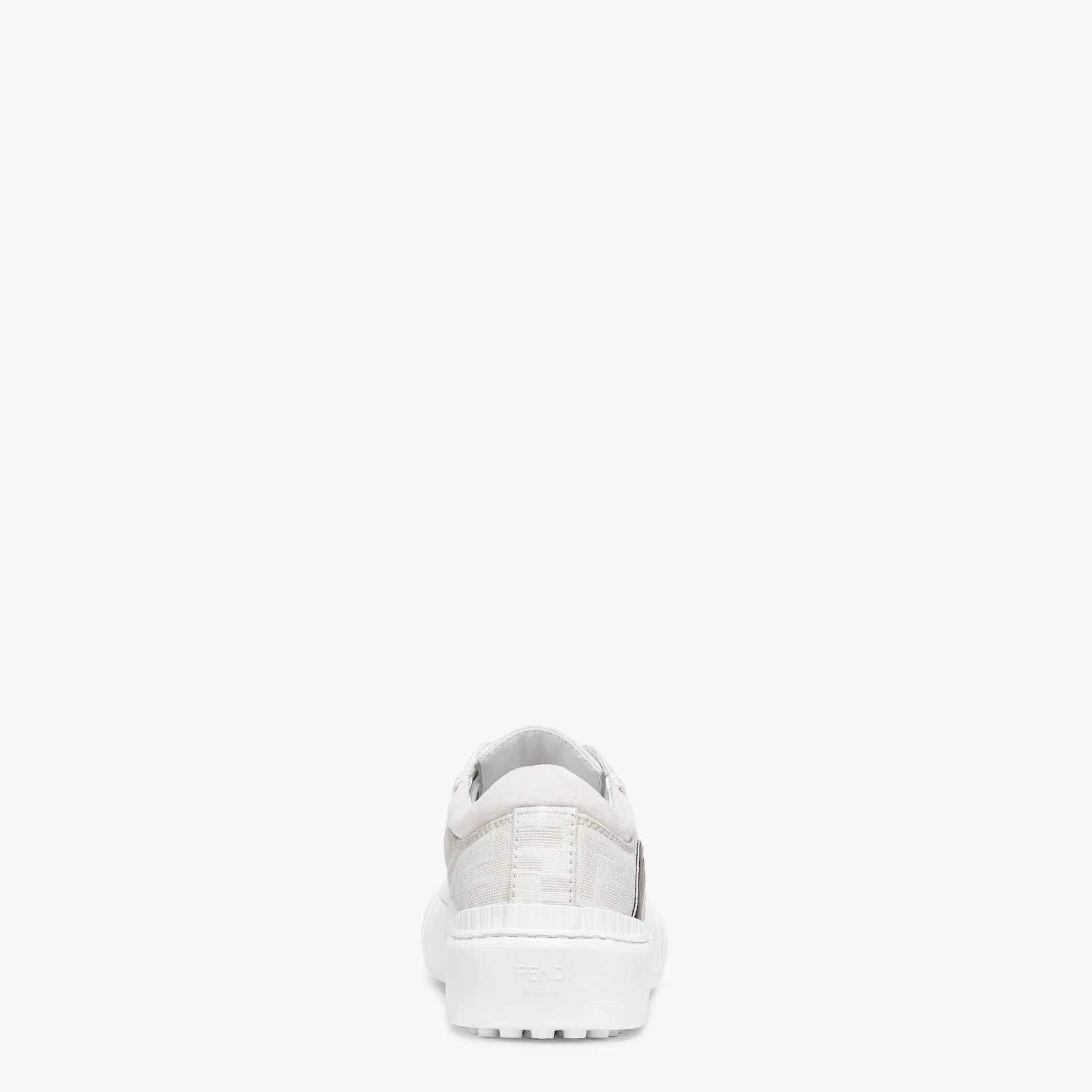 White fabric low-tops - 3
