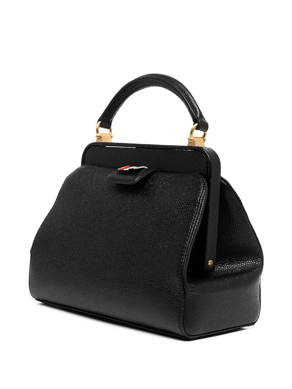Thom Browne - Black Box Calfskin Large Doctor Bag - One Size - Black - Female