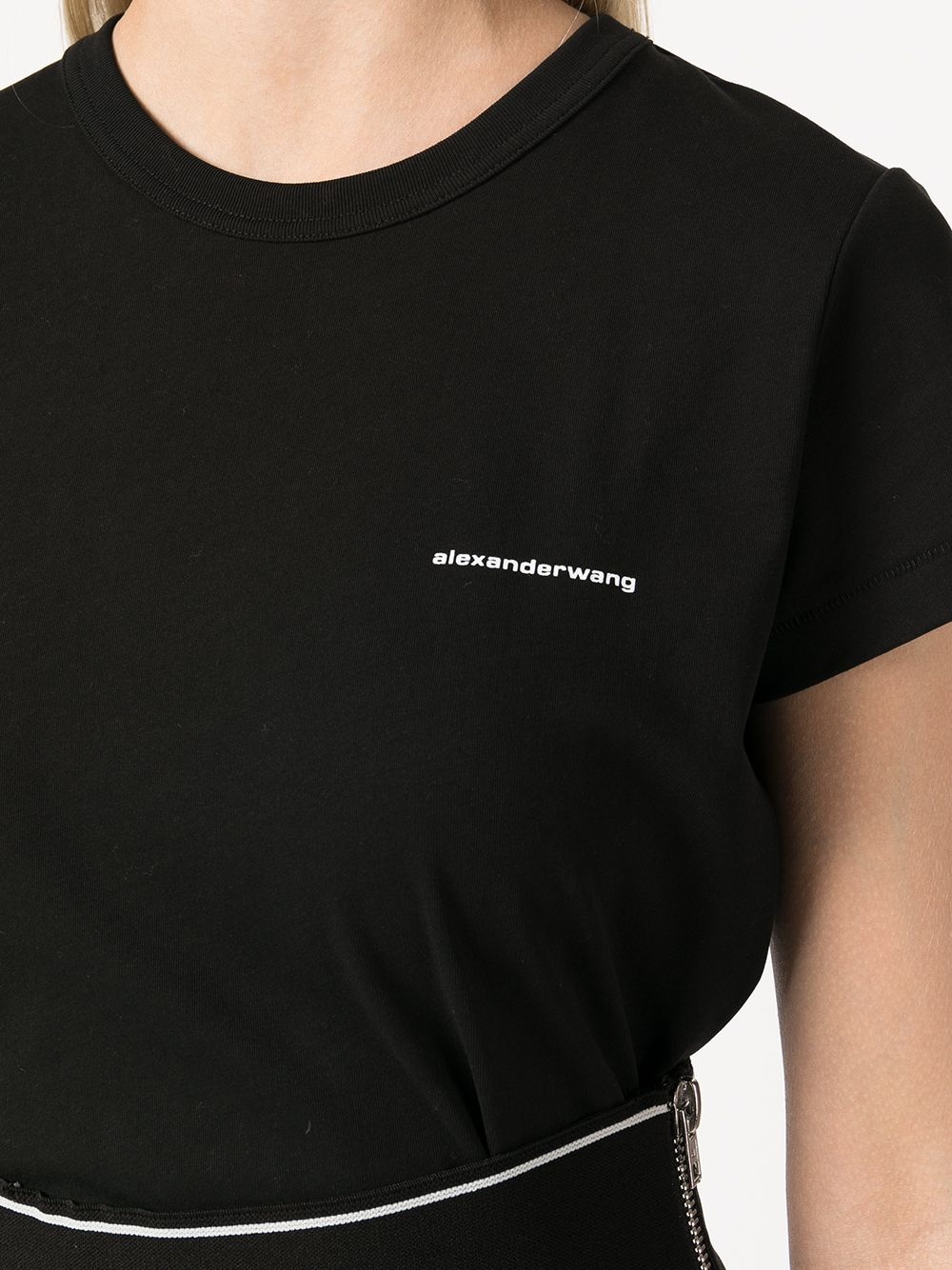 shrunken logo T-shirt - 5