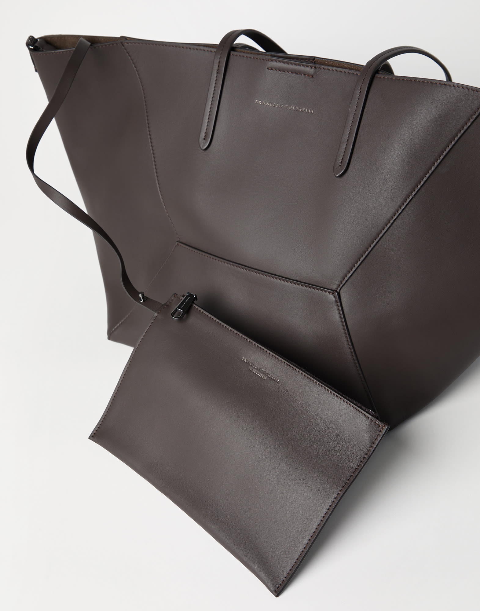 BC Duo bag in calfskin with monili - 5