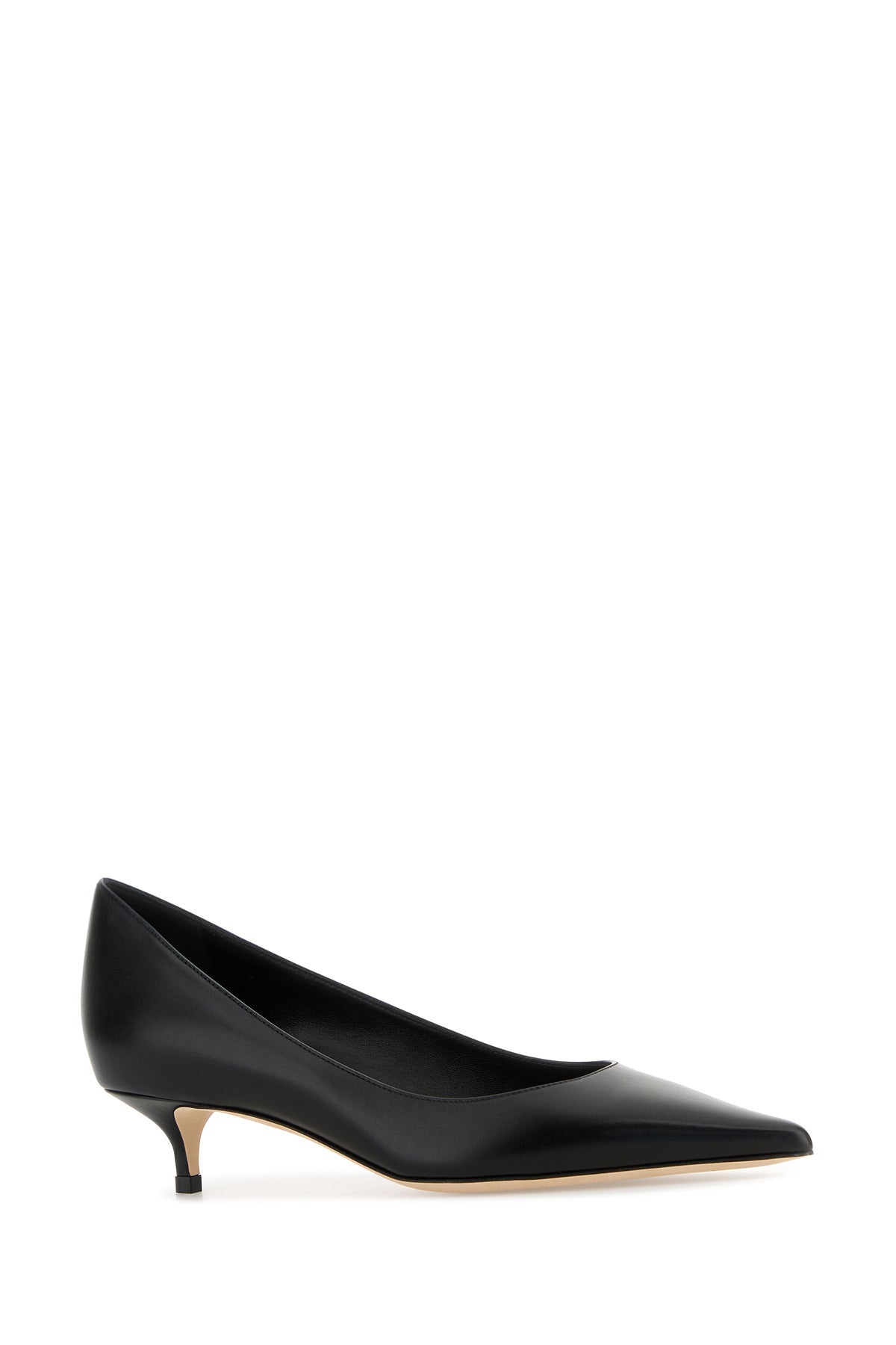 Black leather Amelia pumps - 2