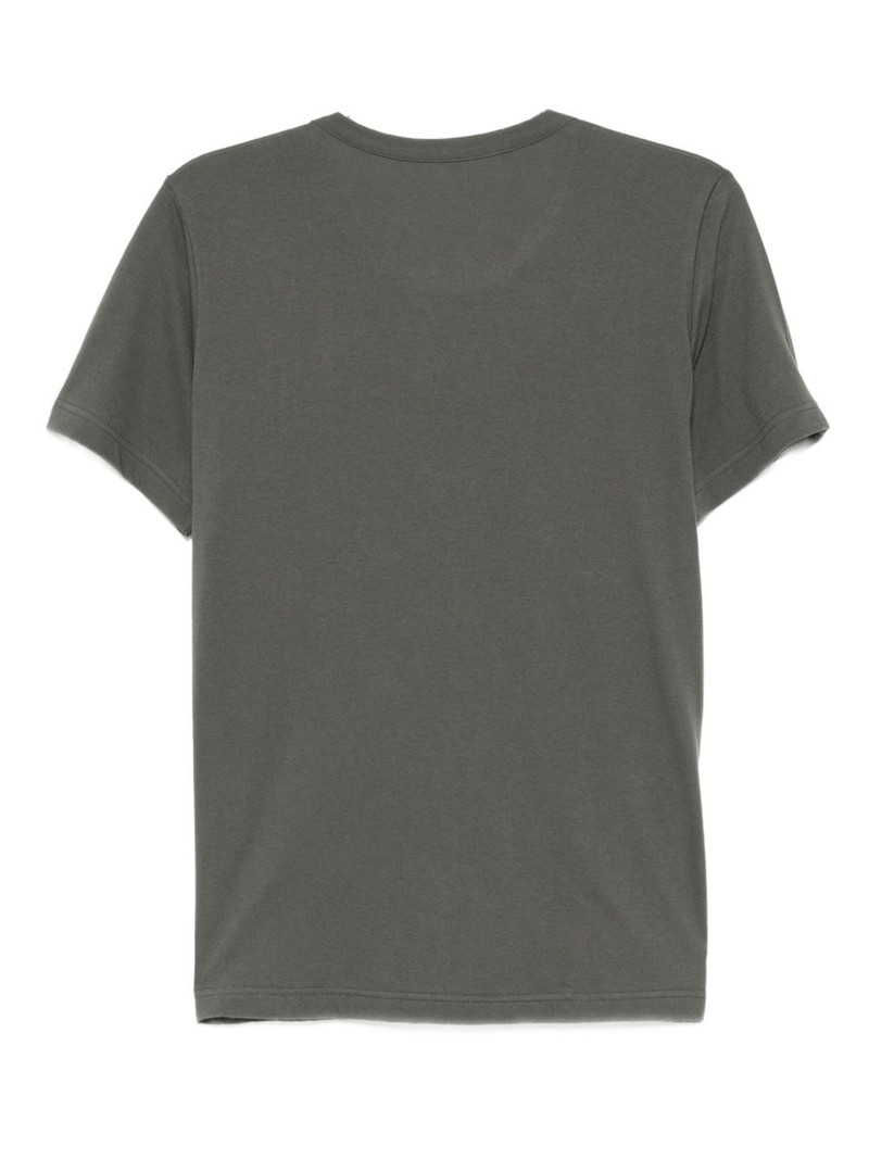 Y's animal-print cotton T-shirt outlook