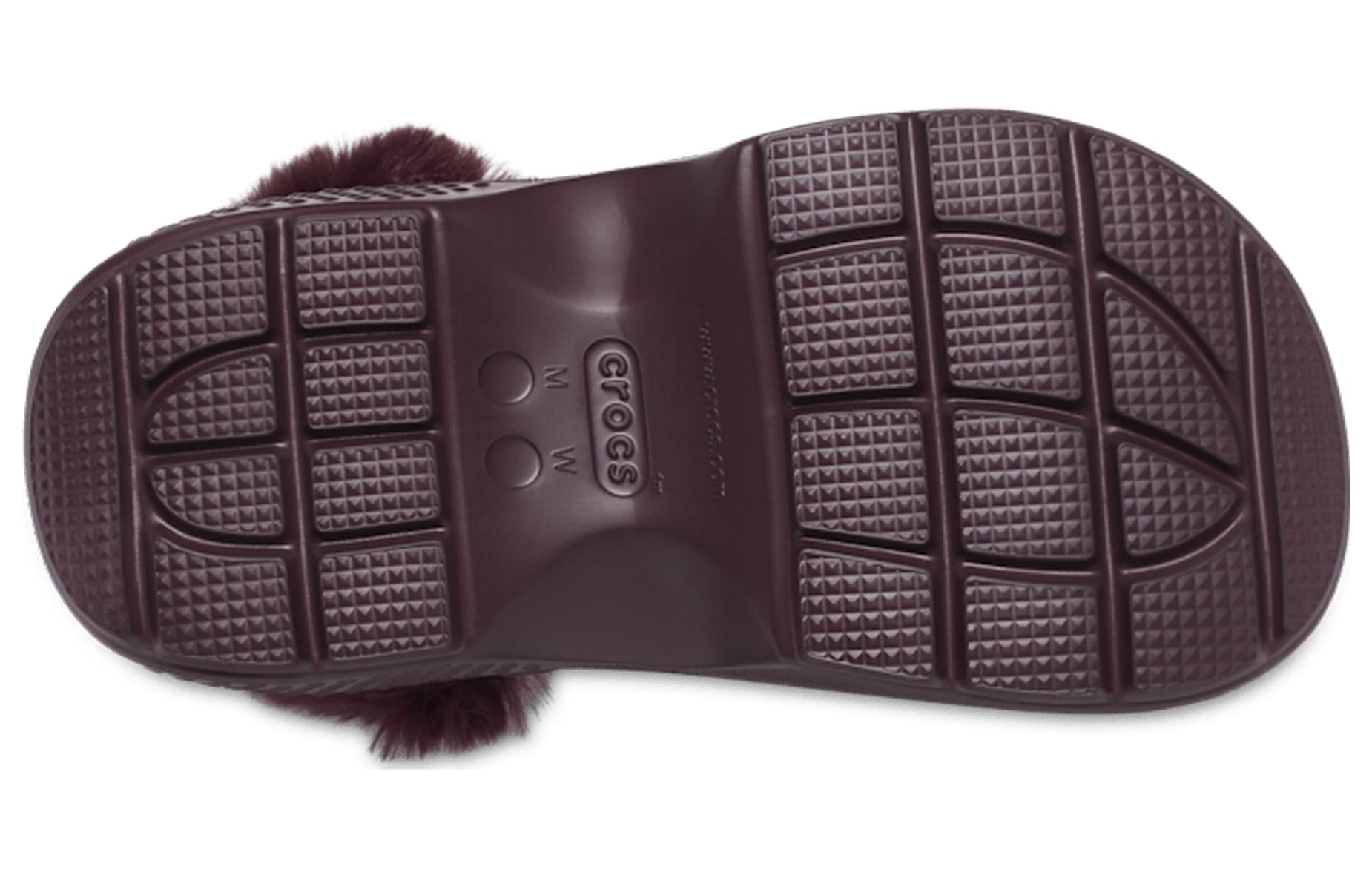 (WMNS) Crocs Stomp Lined Clogs 'Dark Cherry' 208546-6WD - 5