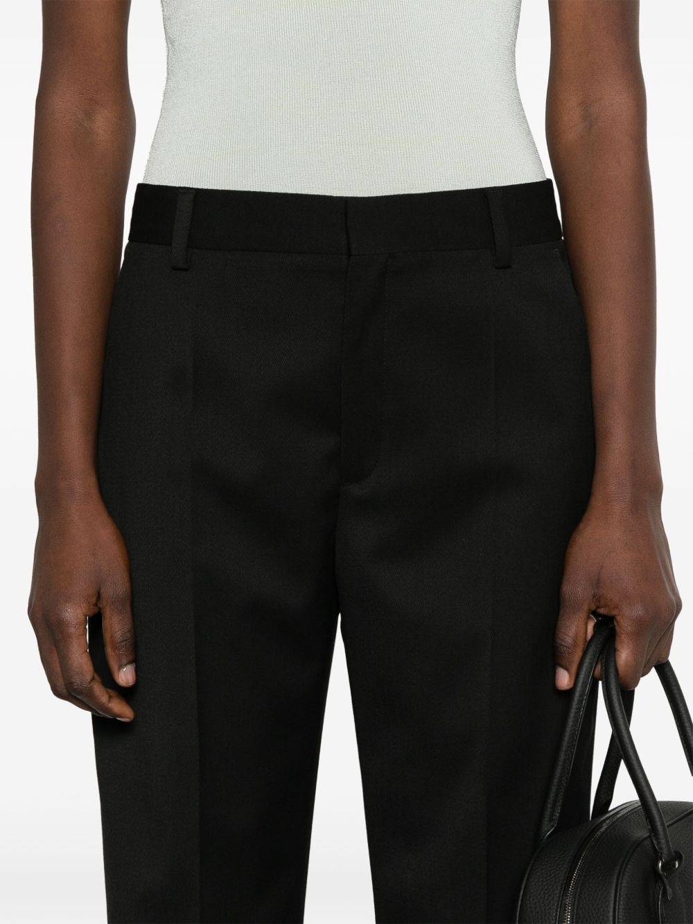 high-wait bootcut trousers - 5