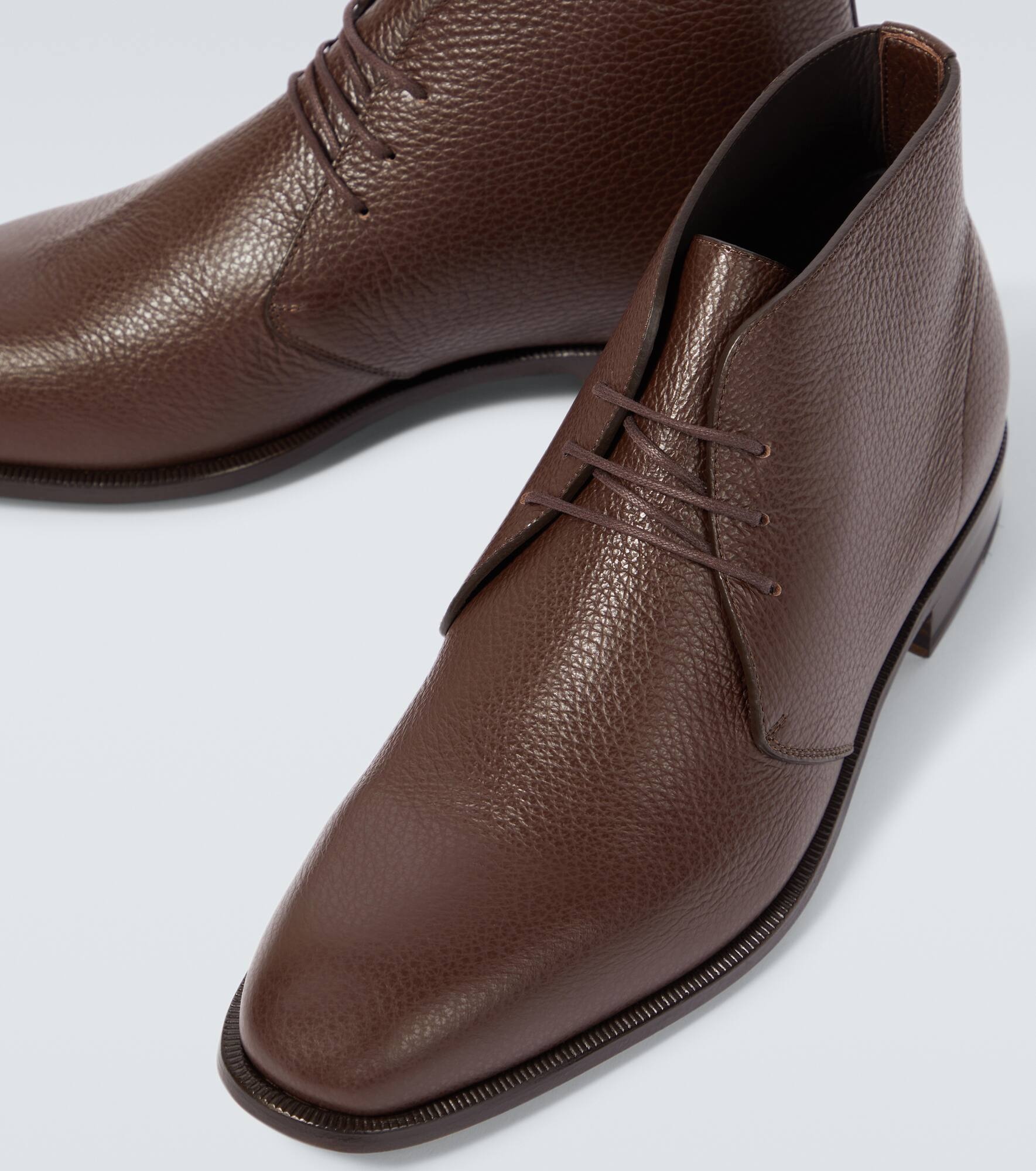 Berwick leather desert boots - 3