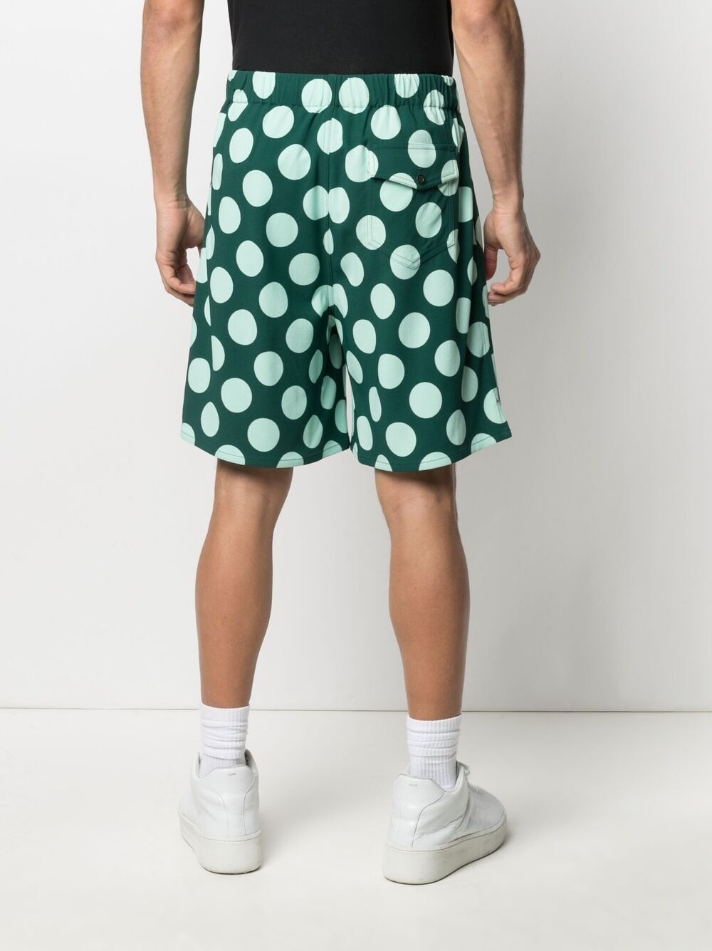 polka dot Bermuda shorts - 4