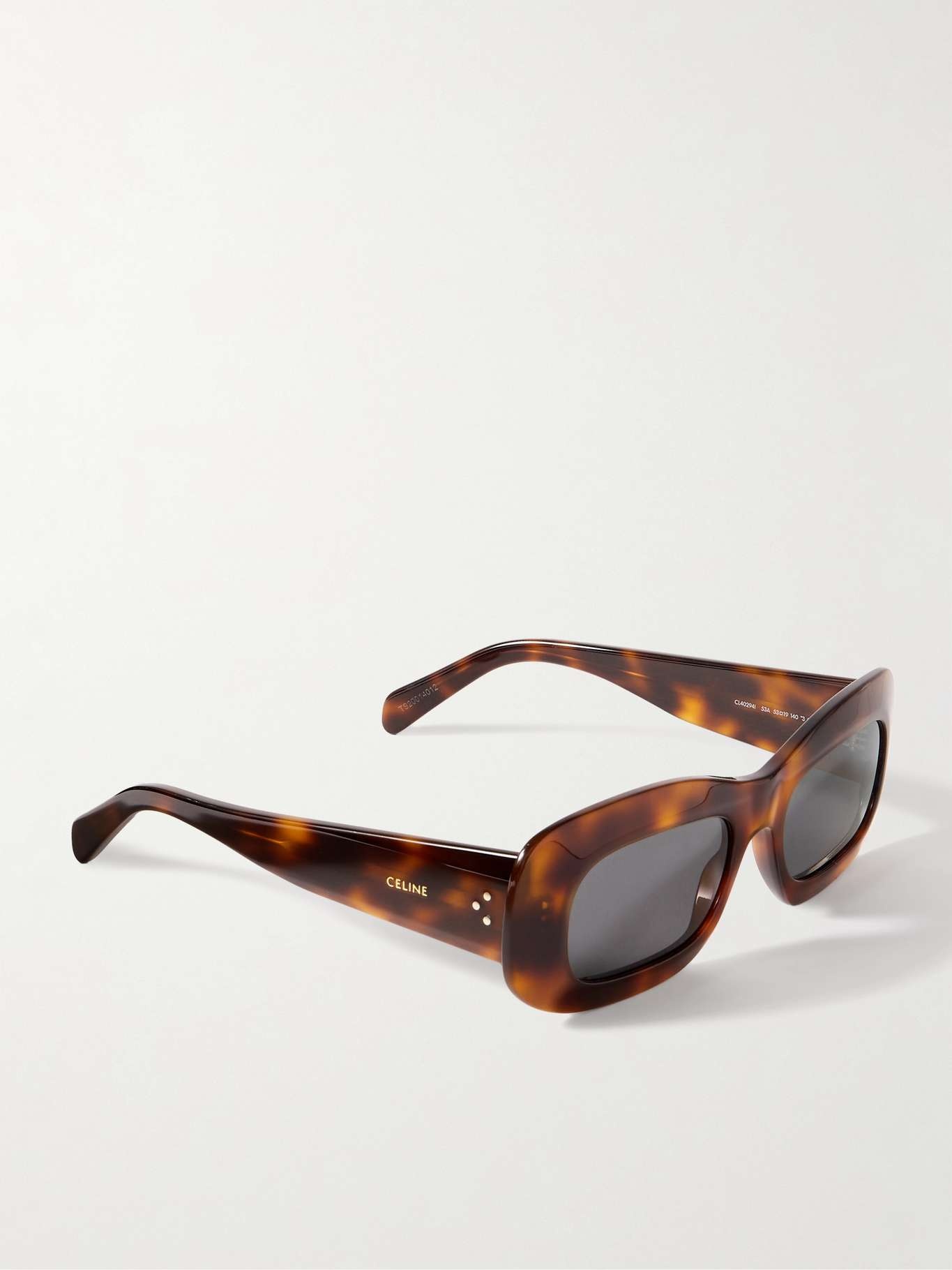 Square-frame tortoiseshell acetate sunglasses Tortoiseshell - 3