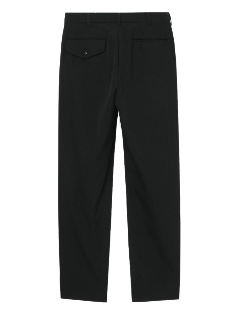 decorative-stitching straight-leg trousers - 6