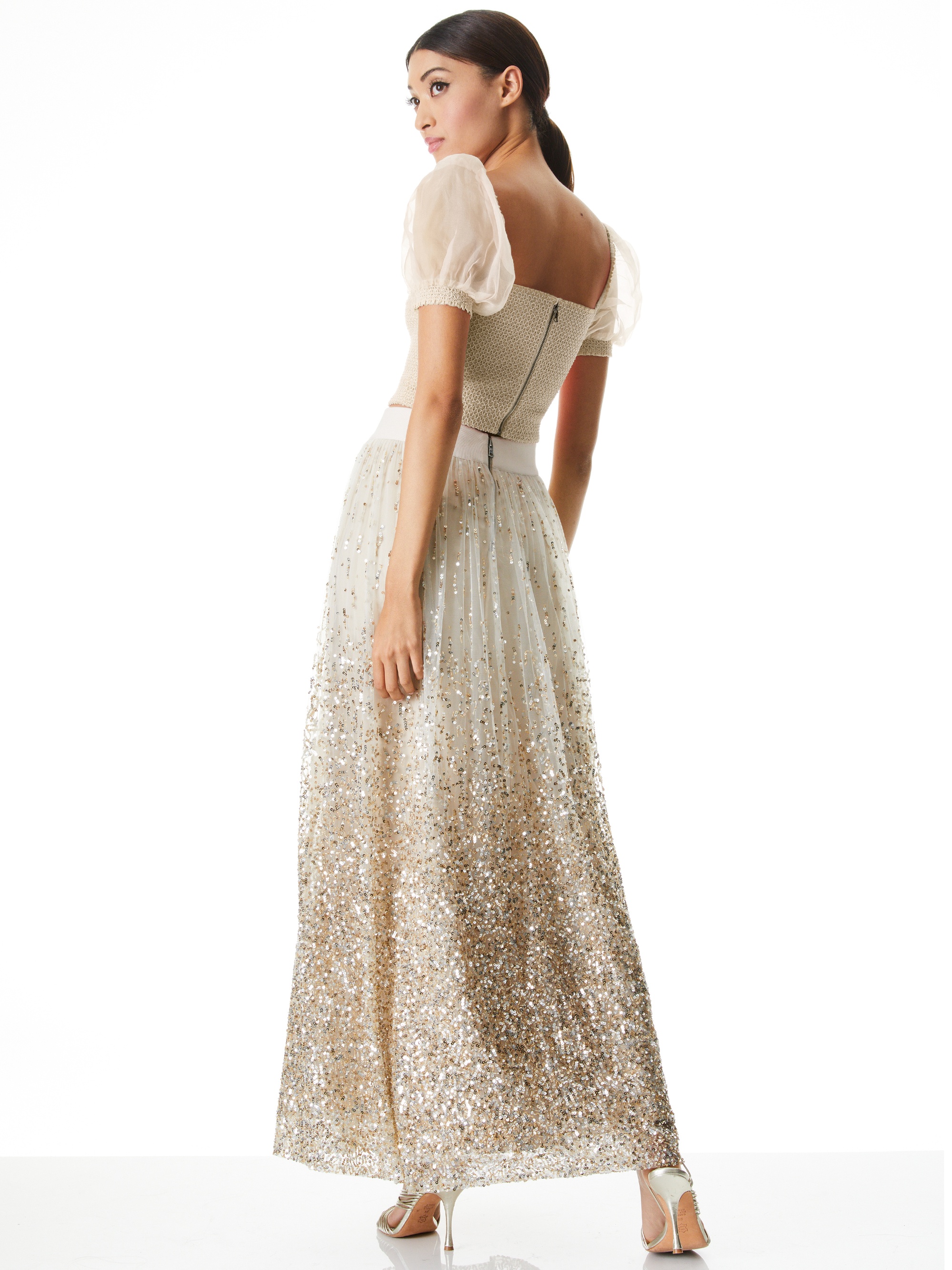 CATRINA SEQUIN GOWN SKIRT - 3