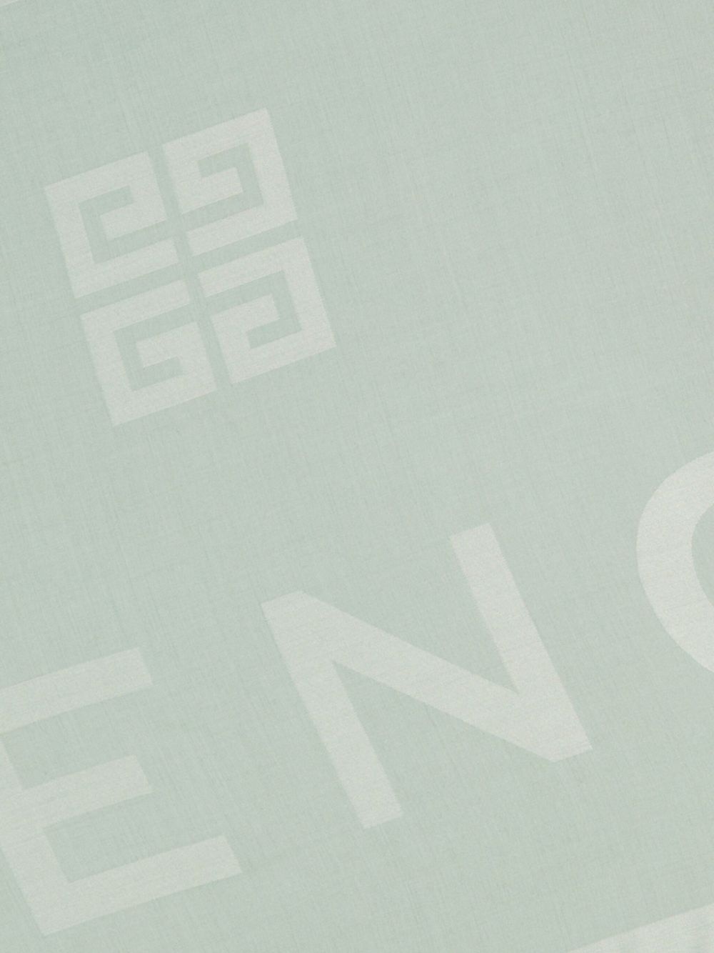 logo-jacquard scarf - 3