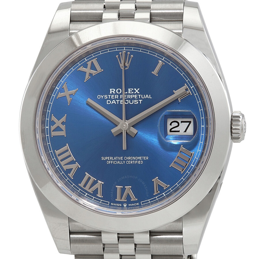 Rolex Datejust 41 Automatic Blue Dial Men's Jubilee Watch 126300BLRJ - 4
