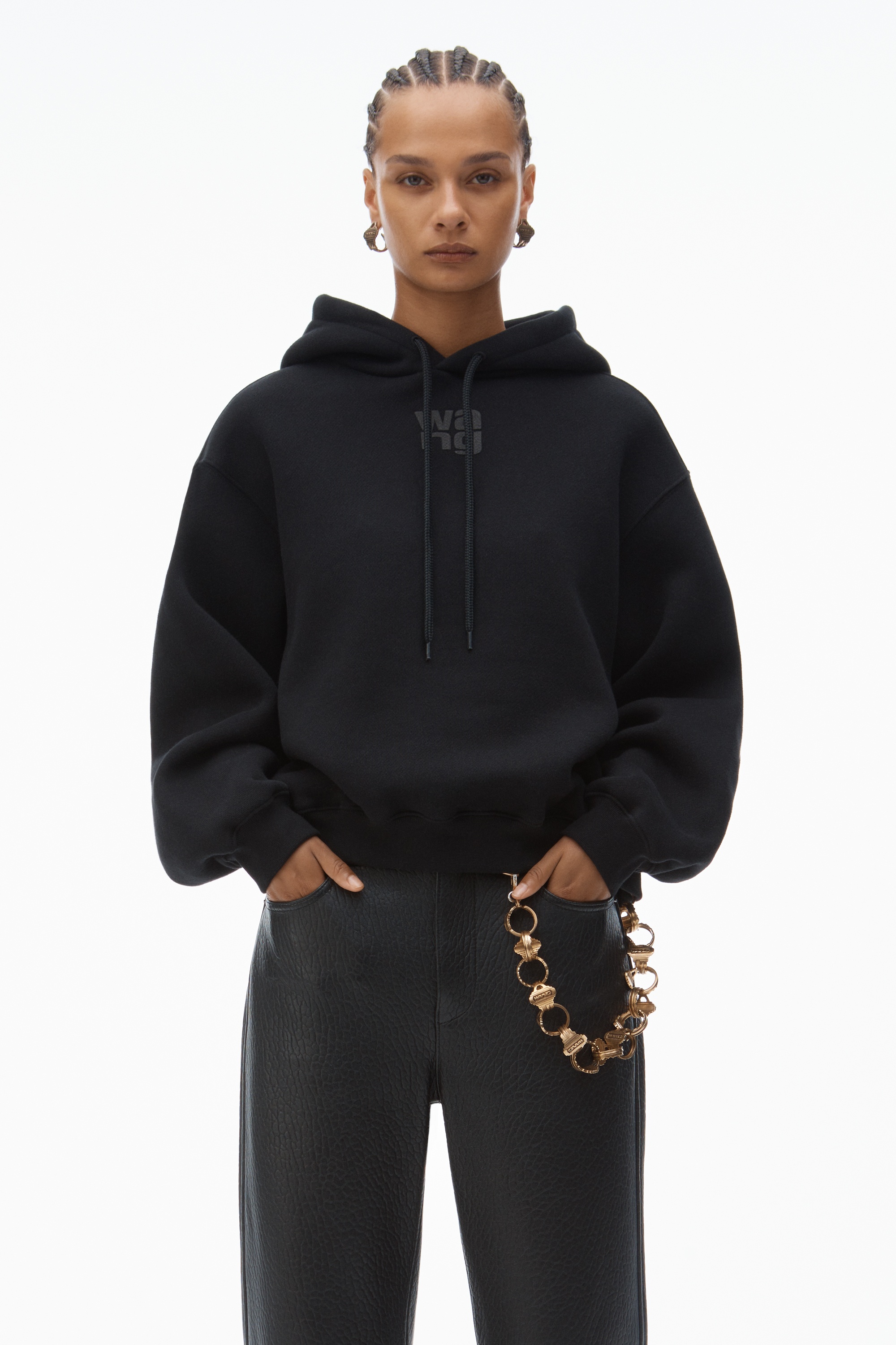 PUFF LOGO HOODIE IN STRUCTURED TERRY - 2