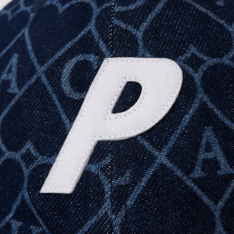 DENIM P 6-PANEL INDIGO HEART 3