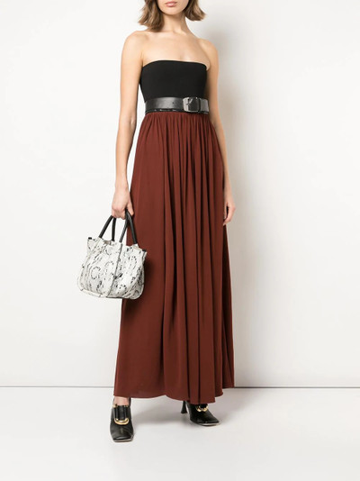 Proenza Schouler strapless pleated dress outlook