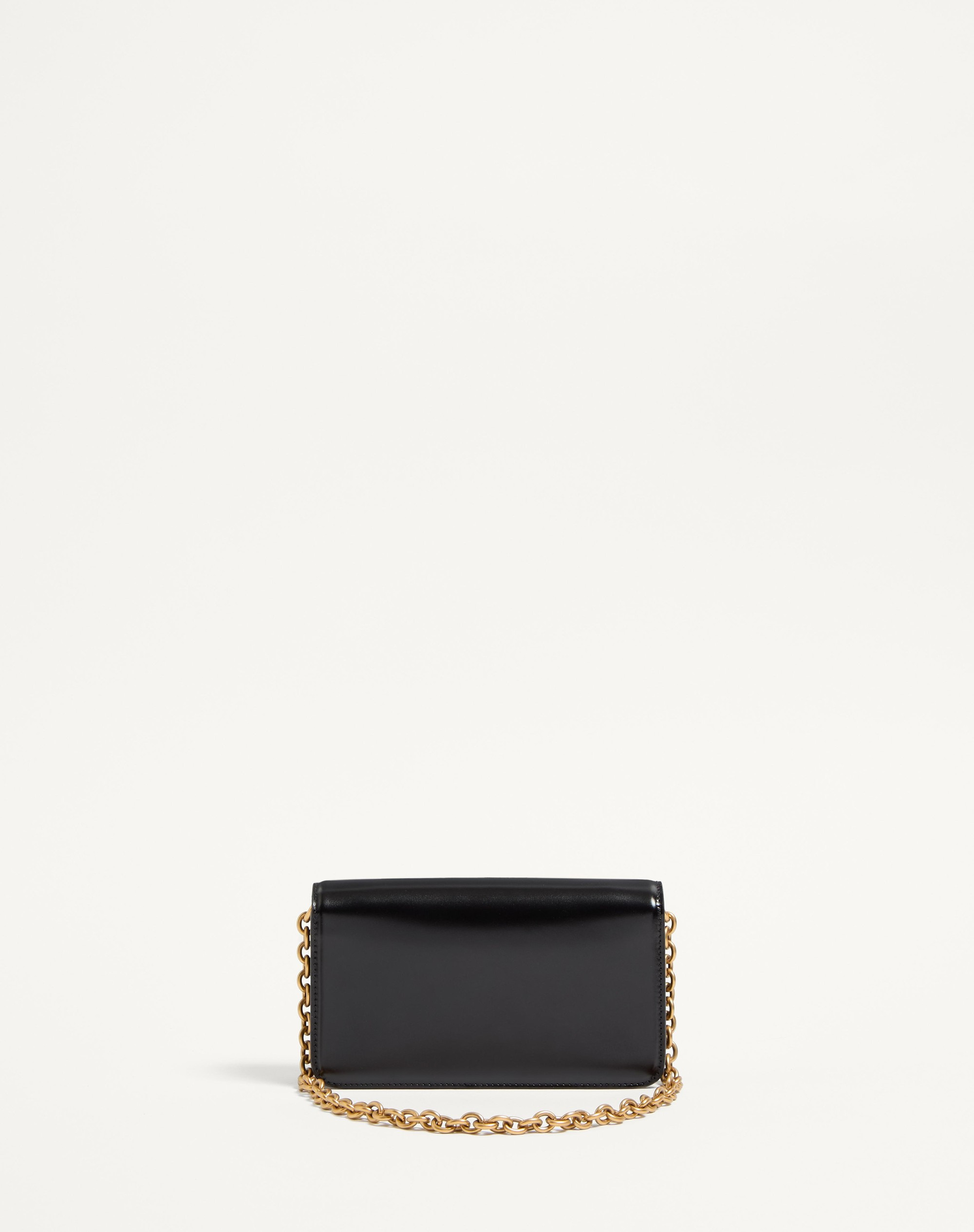 VALENTINO GARAVANI VAIN CLUTCH BAG IN SHINY CALFSKIN - 5