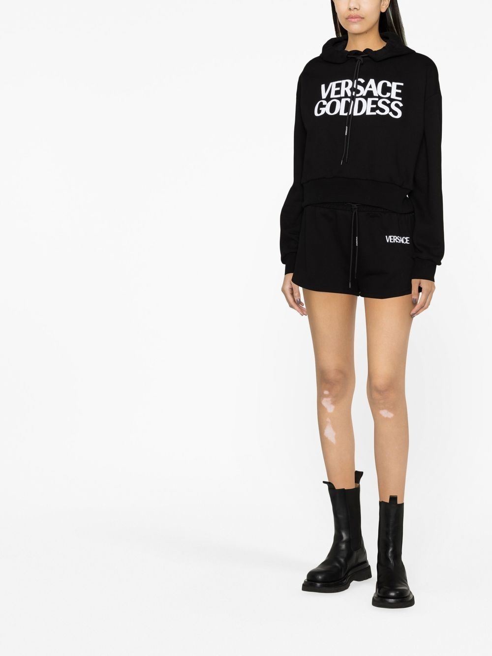 Versace Goddess logo hoodie - 3