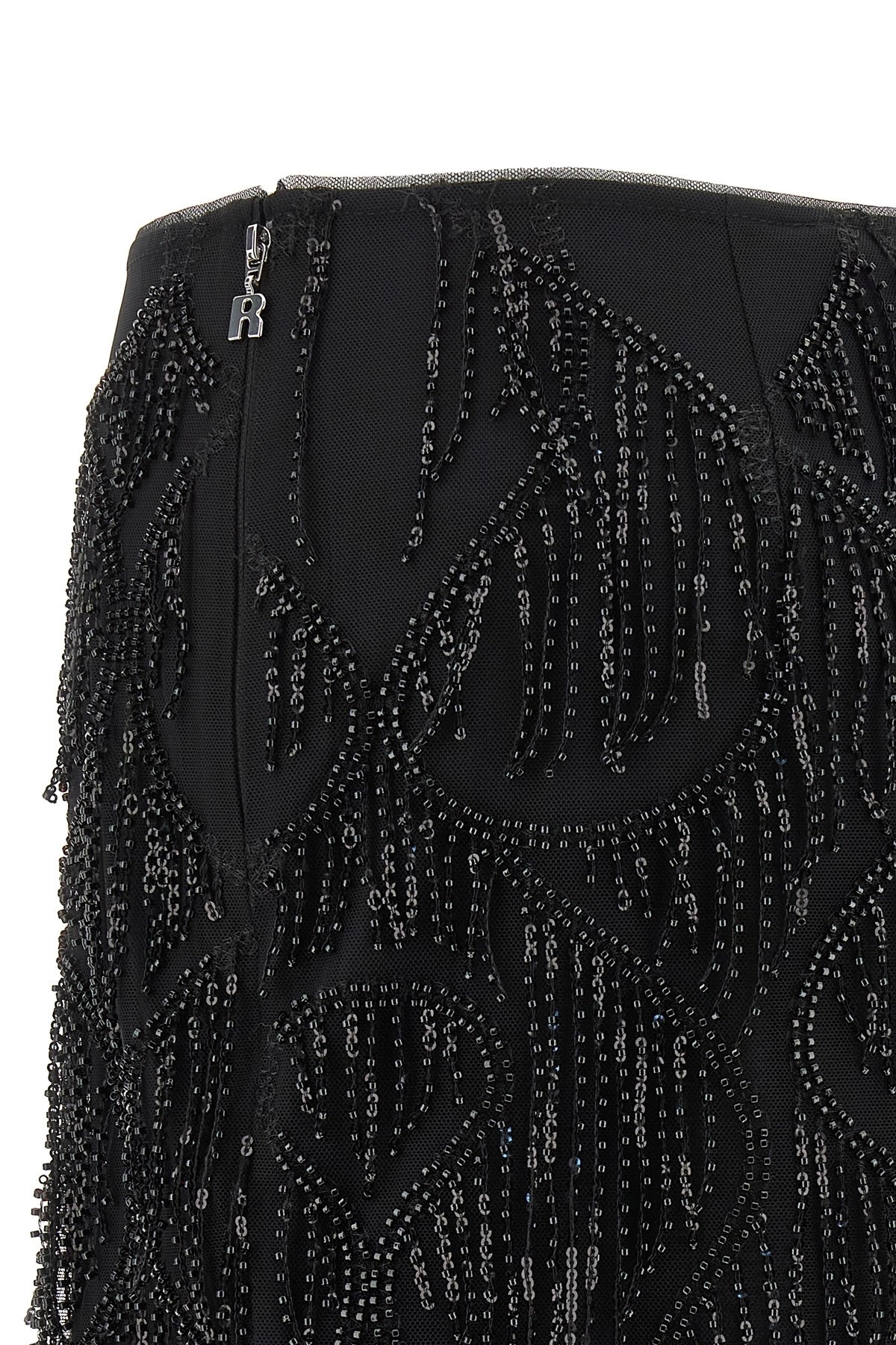 Beaded fringed skirt - 5