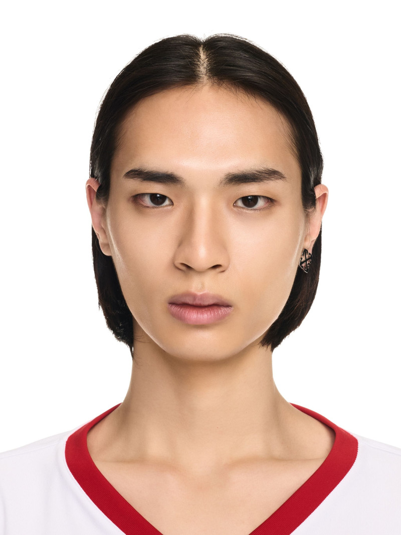 Black Enamel Arrow Mono Earring 3