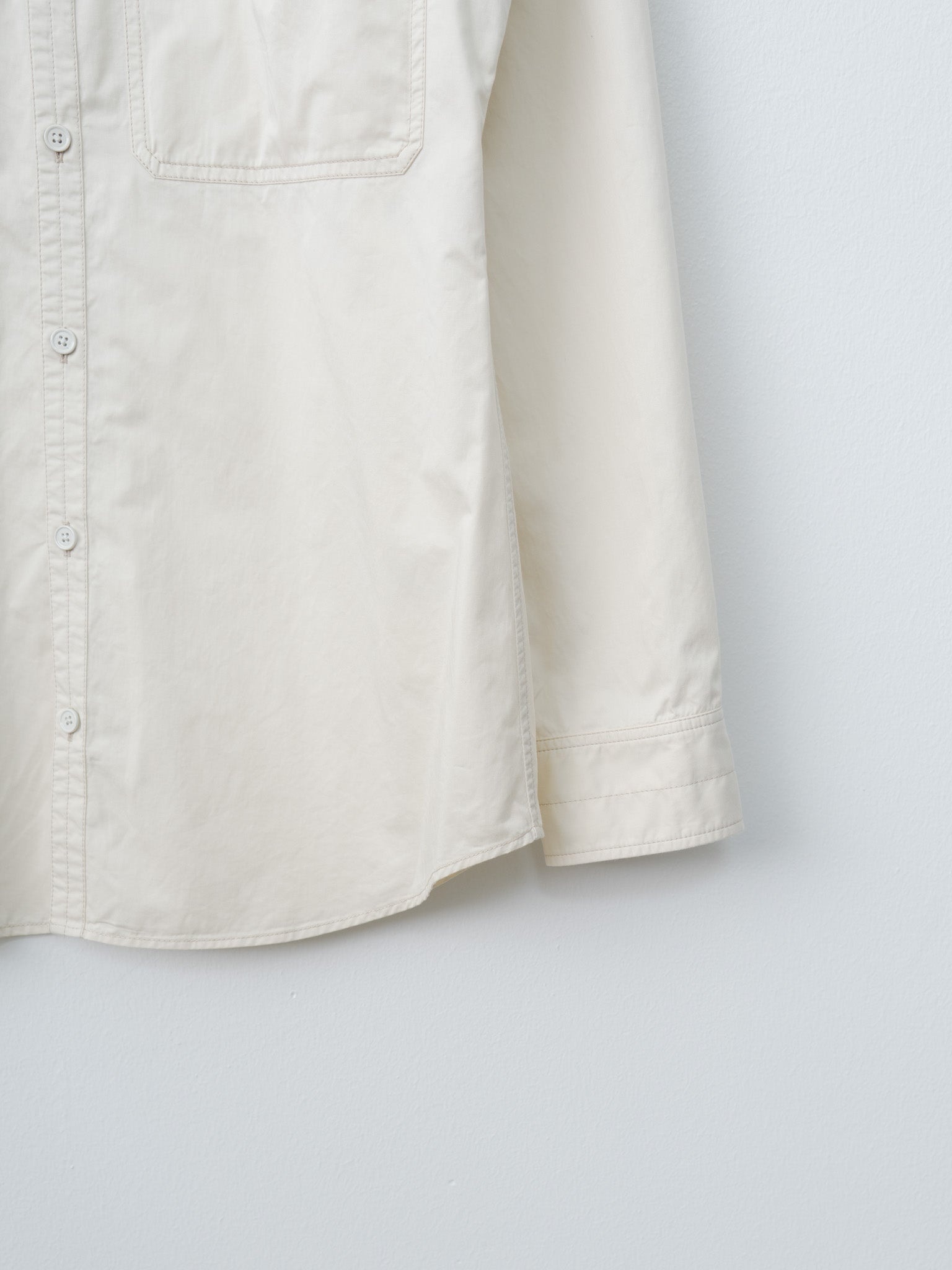Fitted Shirt - Creamy White - 7