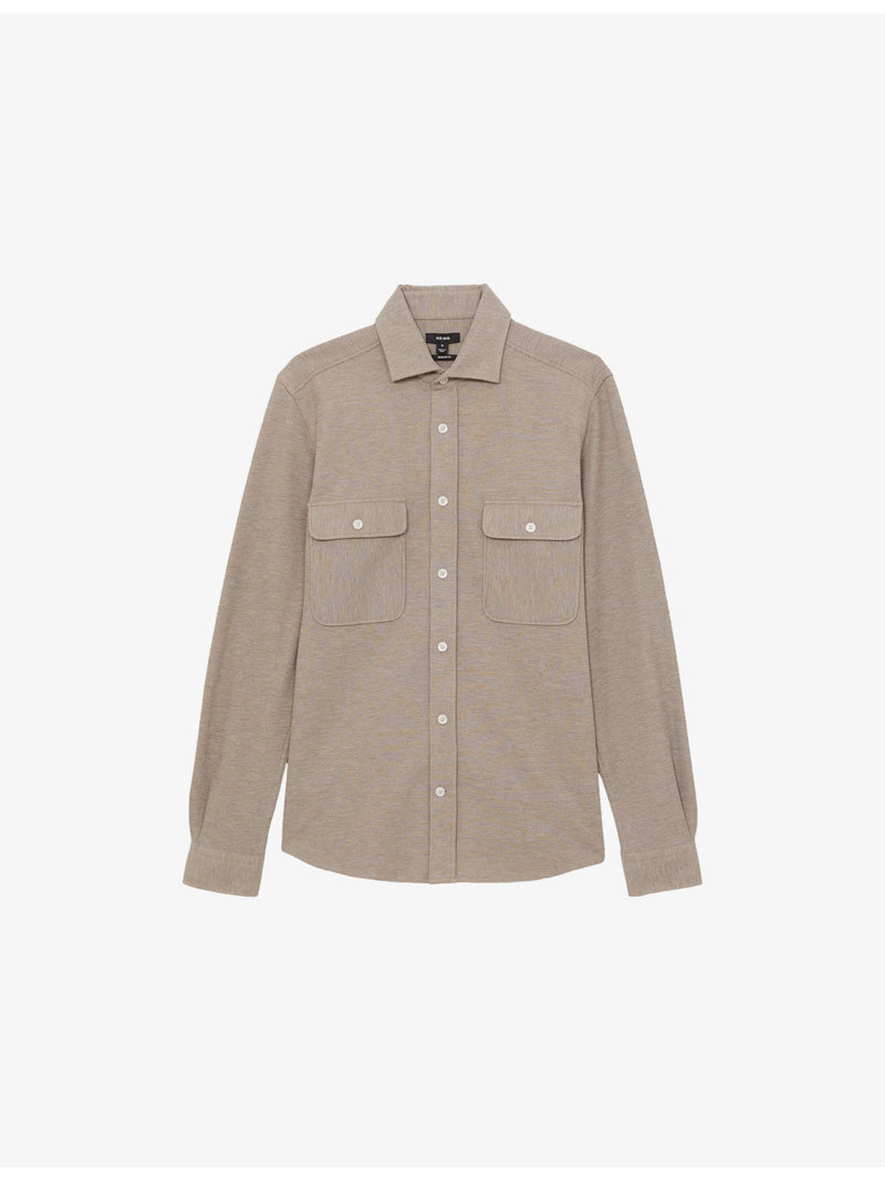 Forsithe Twin-Pocket Regular-Fit Cotton-Blend Overshirt 1
