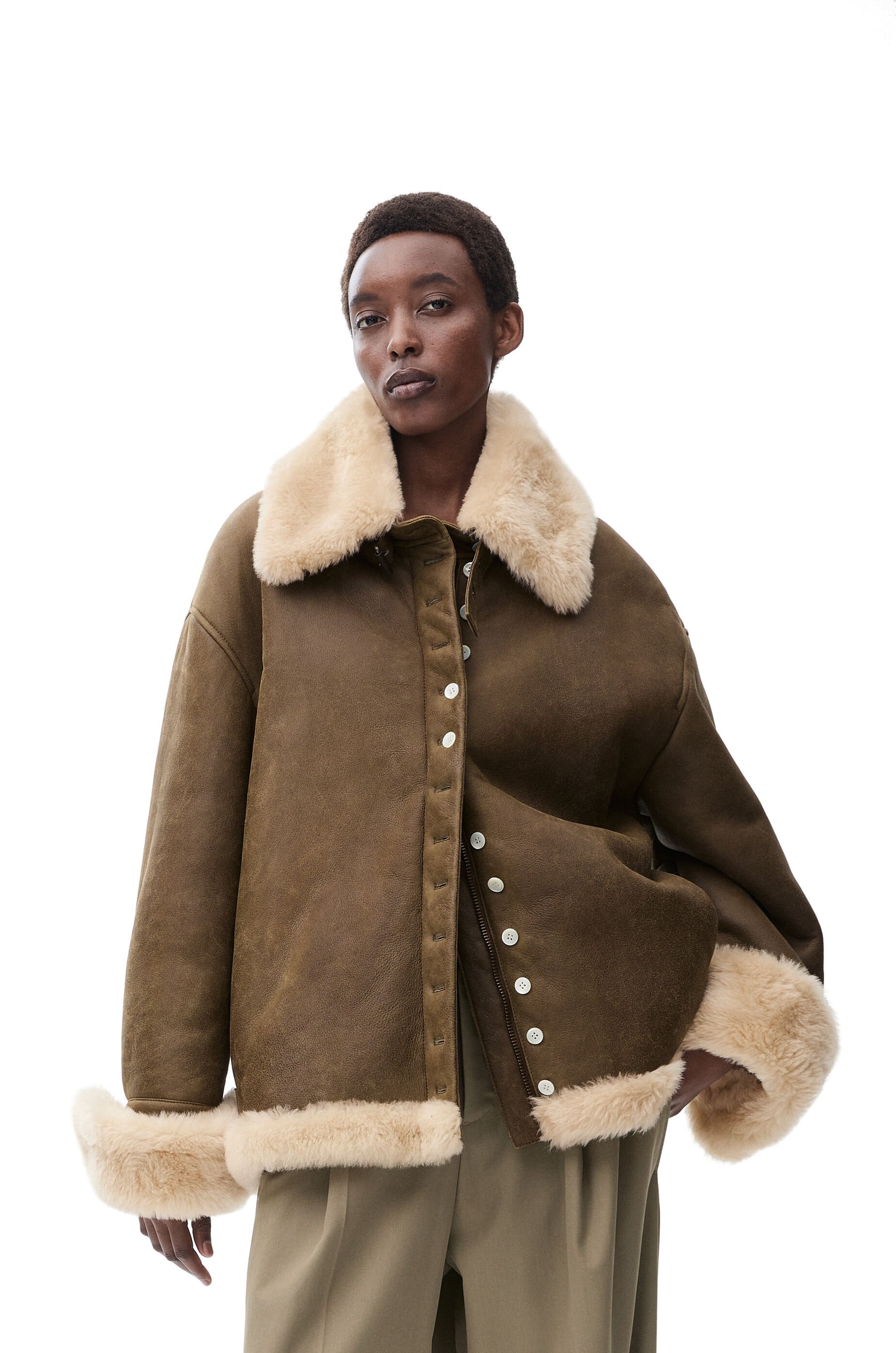Jacket in shearling - 3