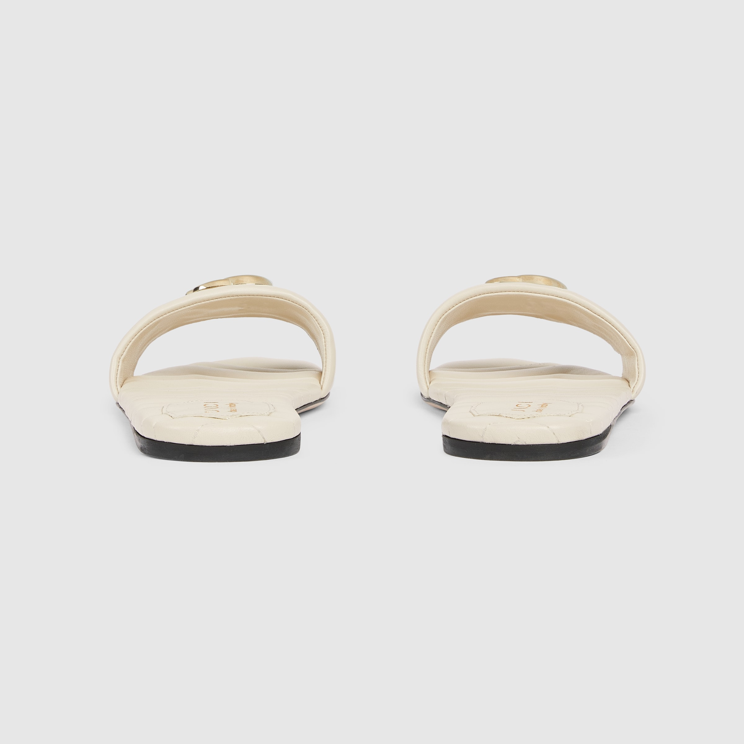 Women's slide sandal with Doube G - 4