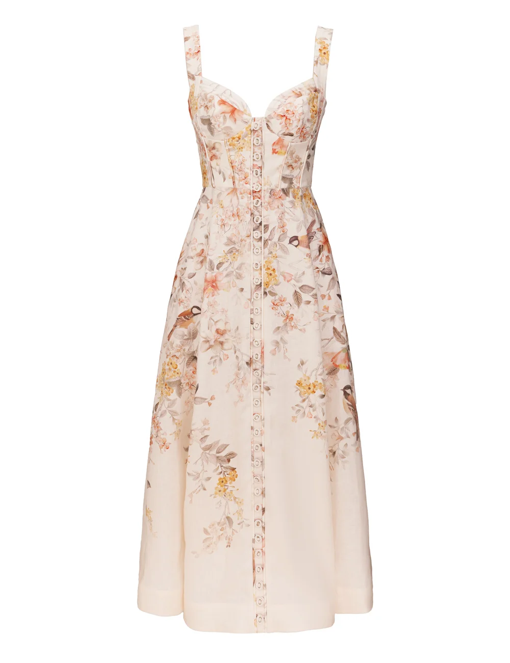 LUNA BUTTONED PICNIC DRESS - 1