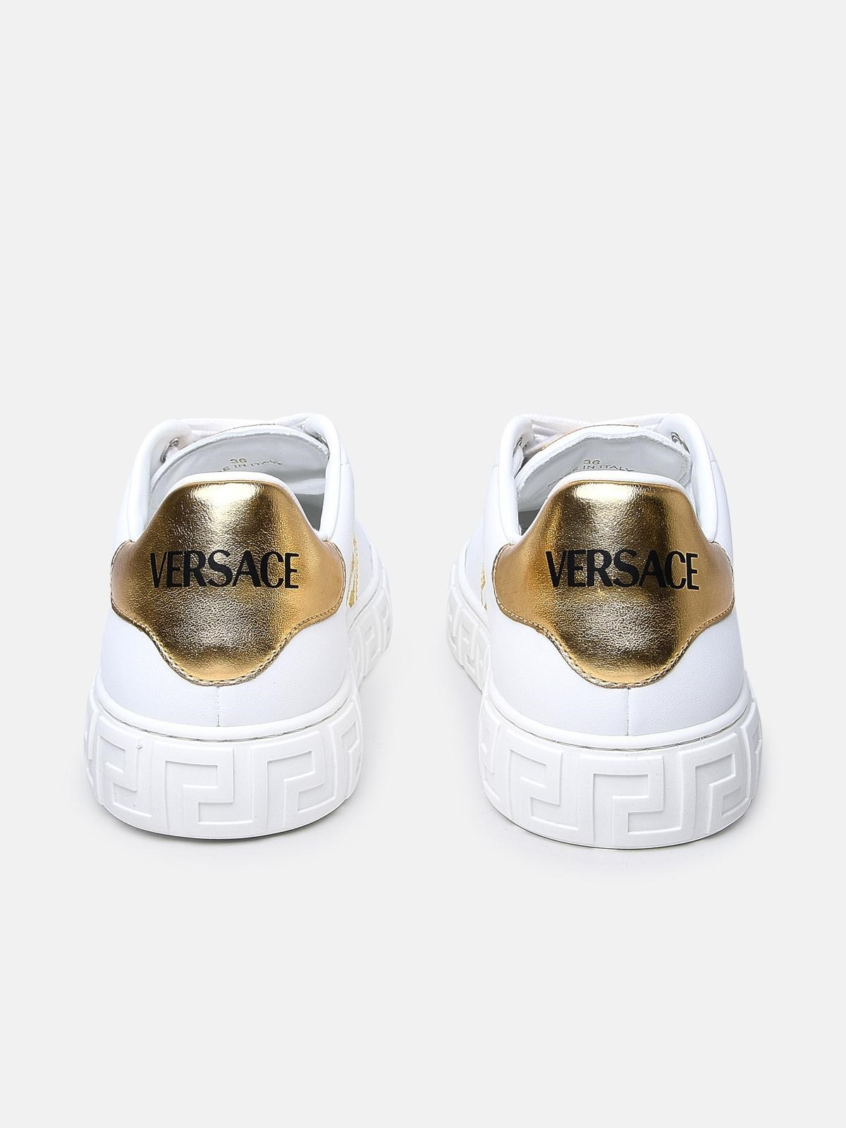 WHITE LEATHER SNEAKERS - 4
