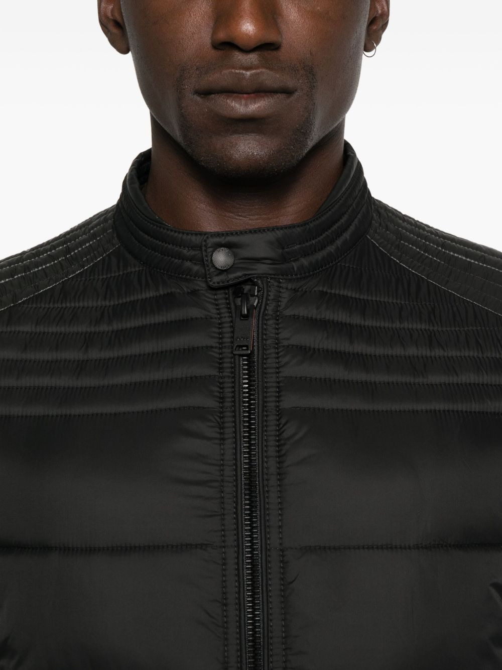 quilted panelled jacket - 5