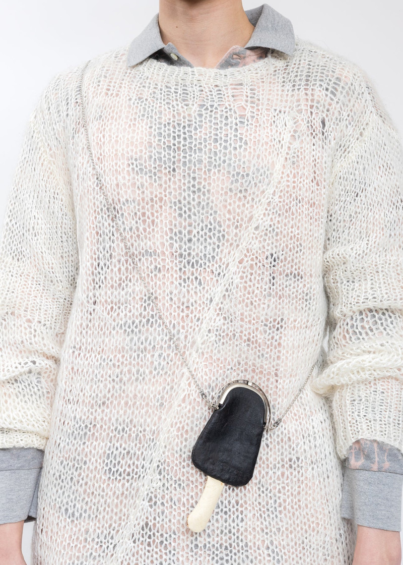 Brown MUSHROOM LEATHER MINI Bag 1