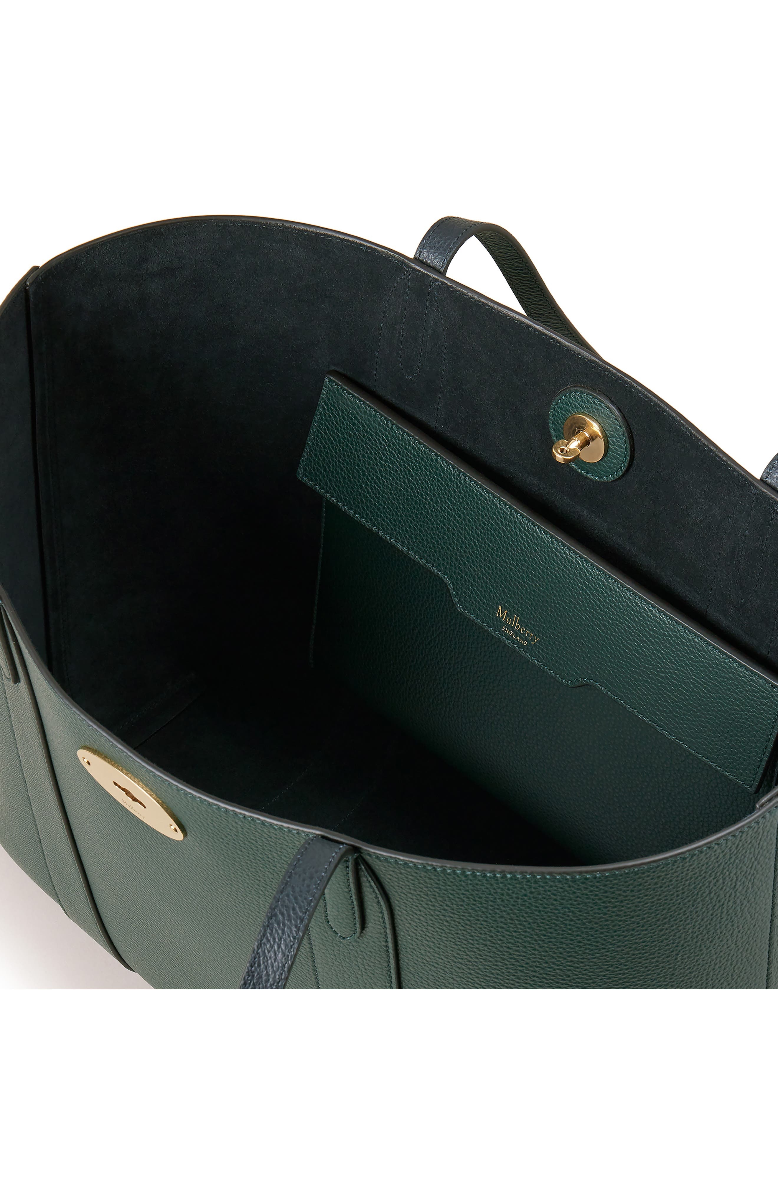 Mulberry Bayswater Leather Tote in Mulberry Green at Nordstrom - 5
