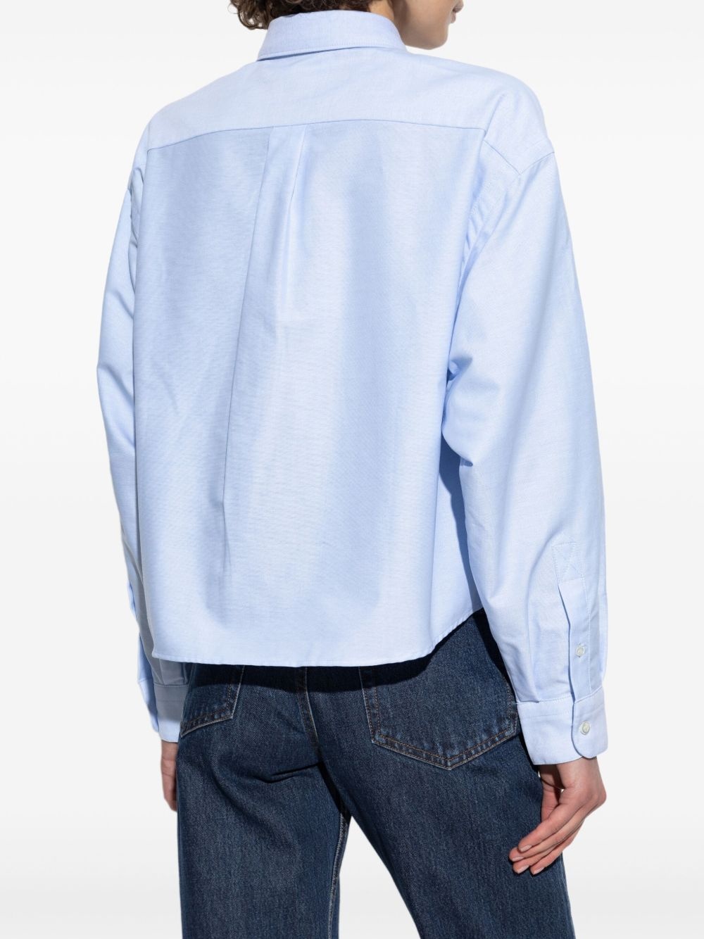 button-up cropped shirt - 4